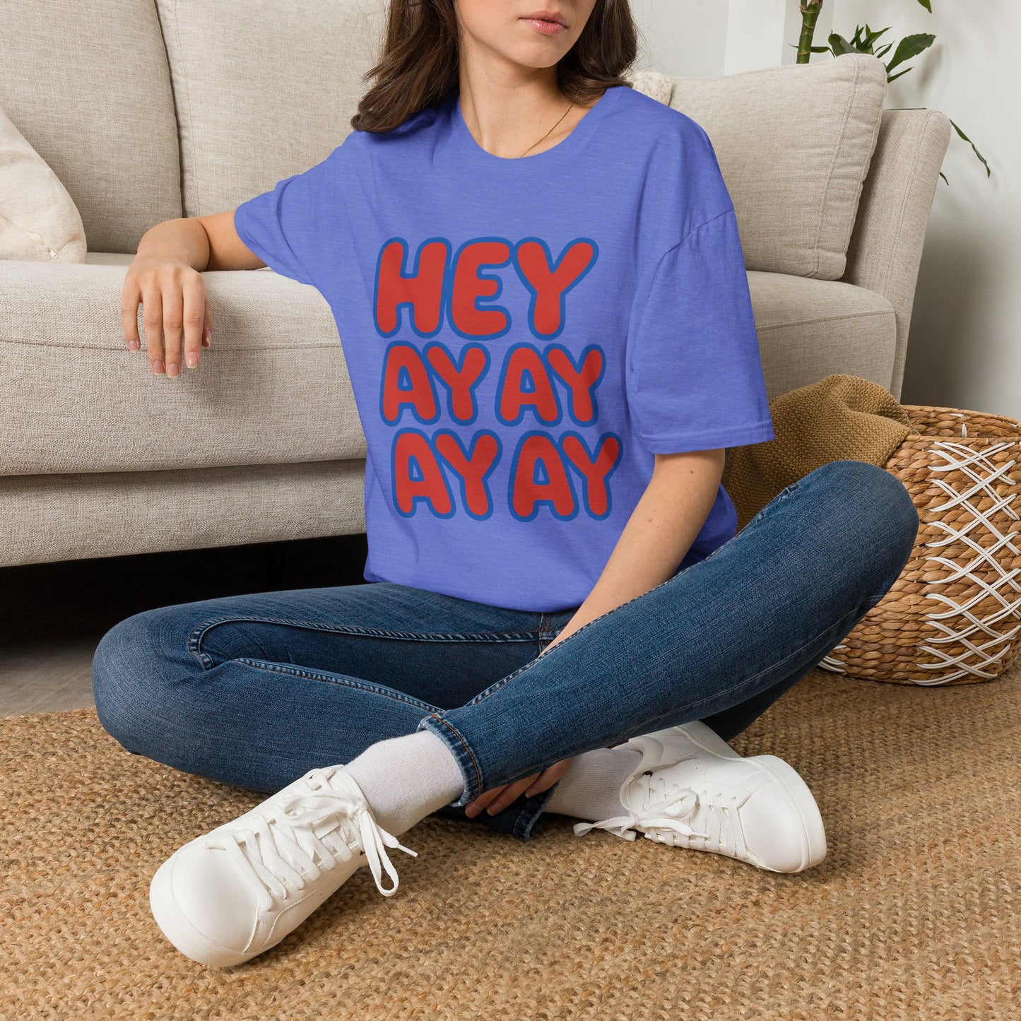 HEY AY AY AY Buffalo Football T-Shirt – Retro 716 Game Day Graphic Tee | Teesrus716