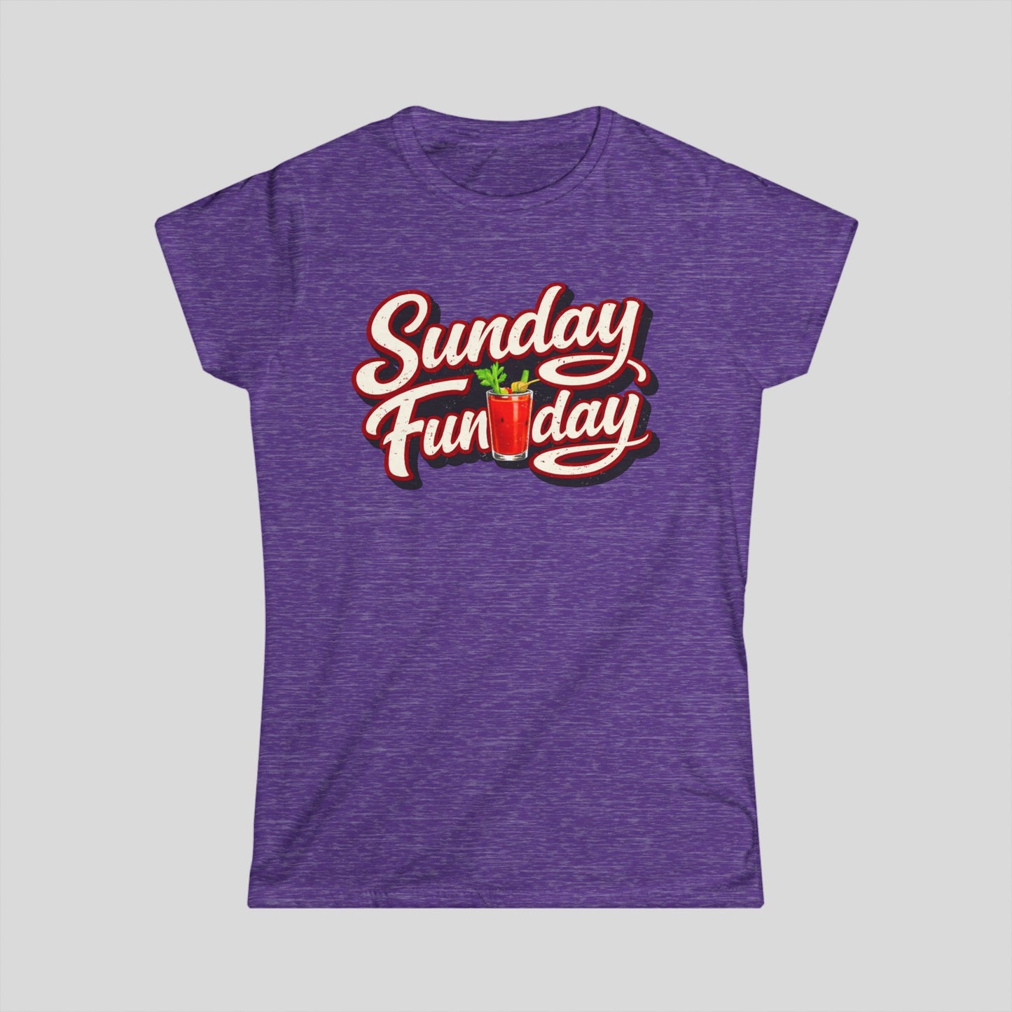 Sunday Funday Women’s T-Shirt – Cocktail Brunch Graphic Tee | Teesrus716