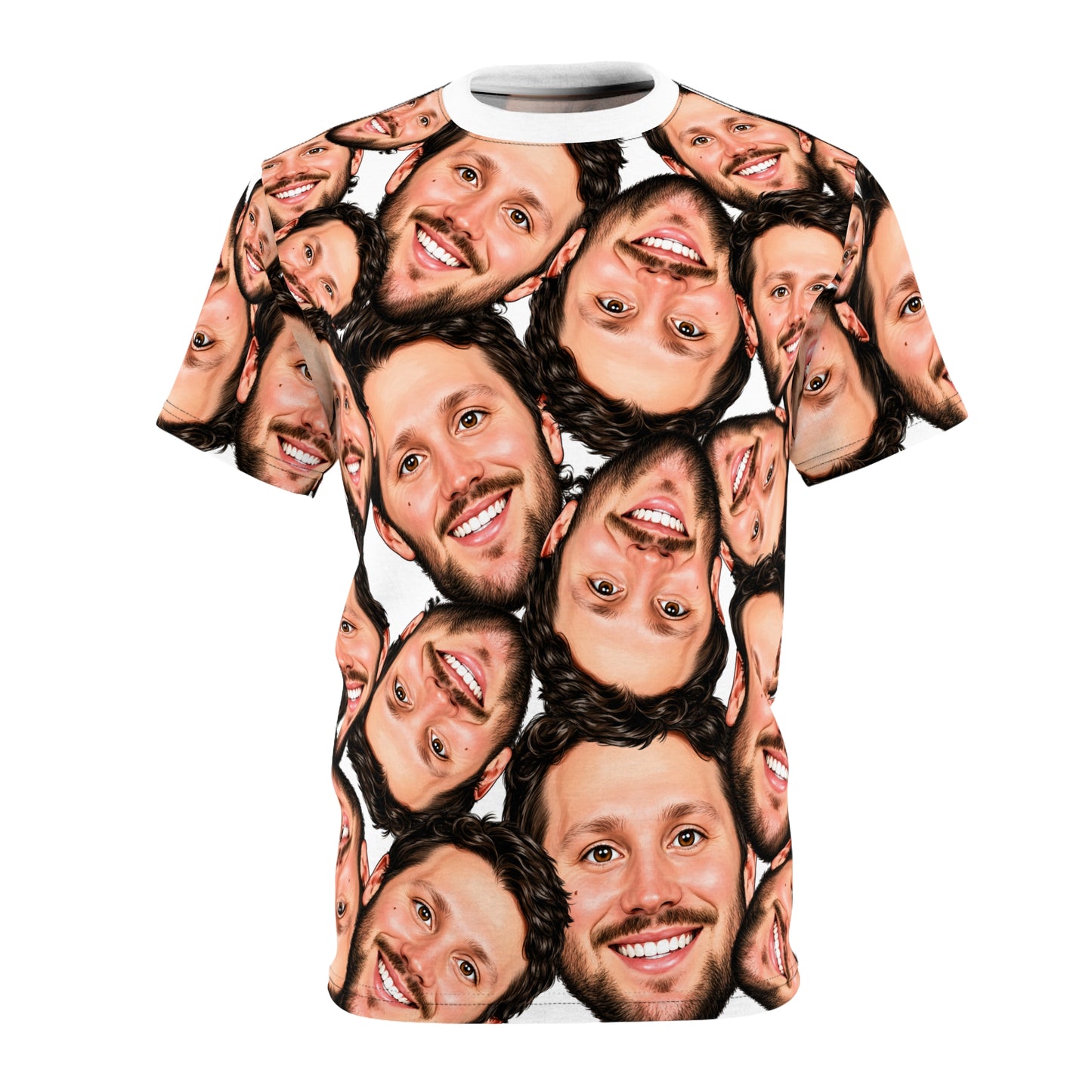 Buffalo Football Face Collage T-Shirt