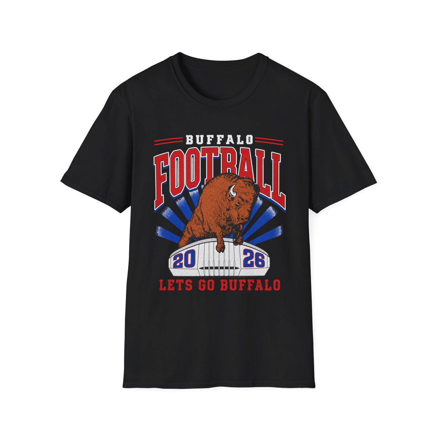 Buffalo Football Shirt | Vintage Buffalo Football T-Shirt | Buffalo Football Apparel