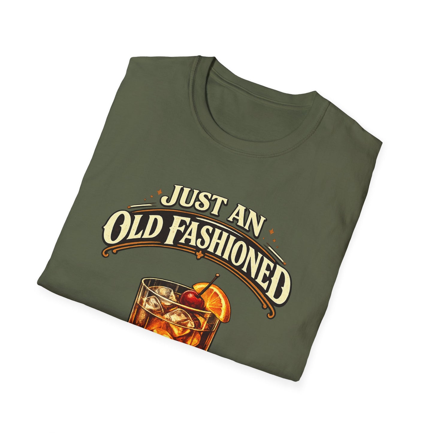 Old Fashioned Kinda Guy T-Shirt — Vintage Cocktail Whiskey Tee