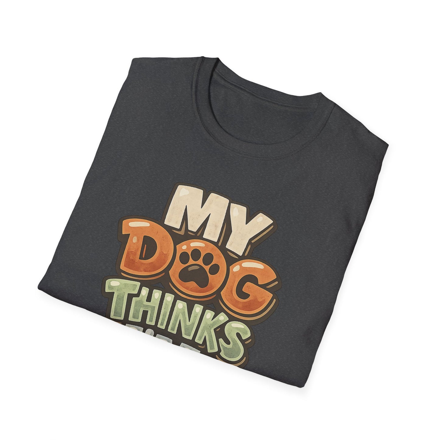 My Dog Thinks I’m Cool Shirt – Retro Dog Lover Graphic Tee | TeesRus716