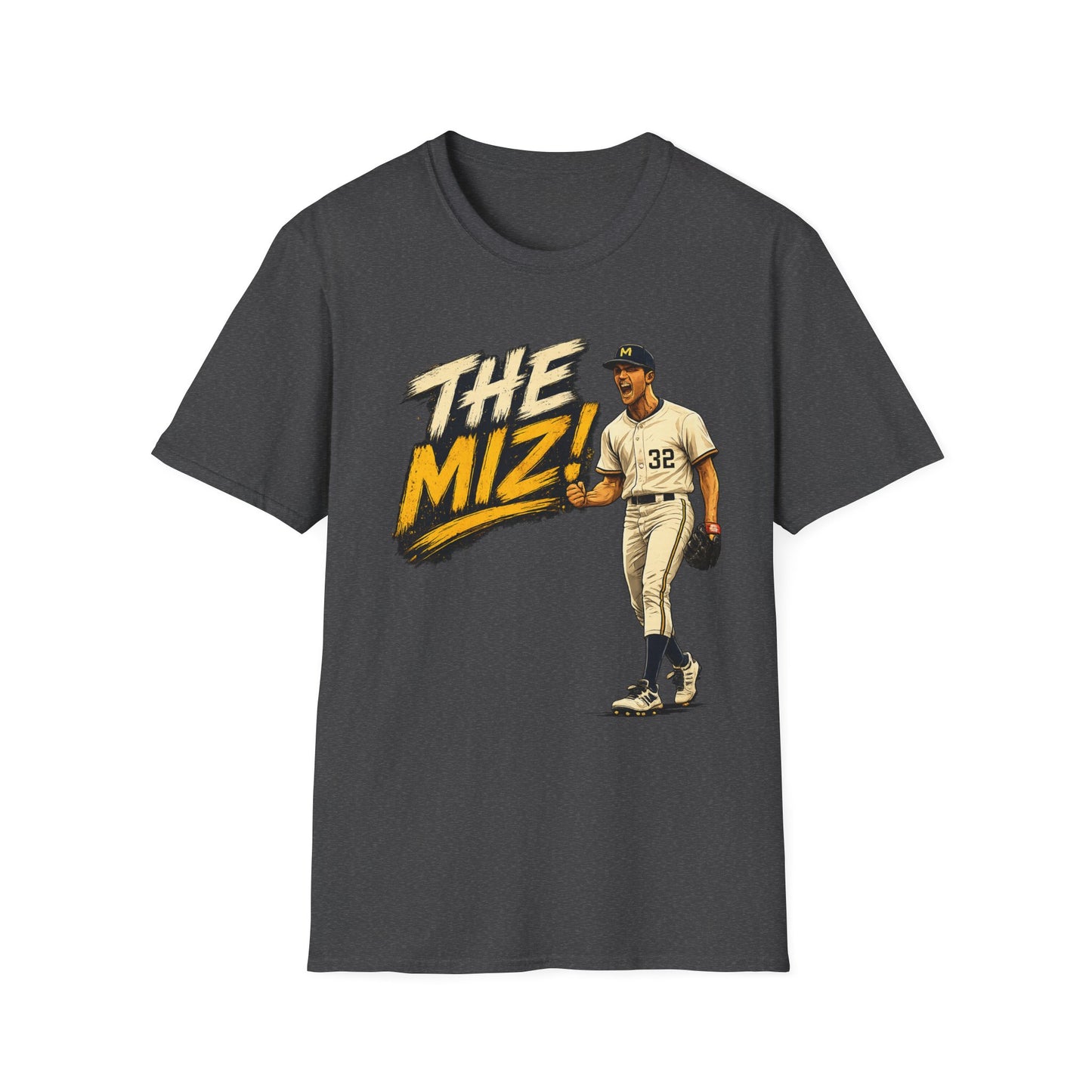The Miz Milwaukee Baseball T-Shirt – Retro Brew City Player Graphic Tee | Teesrus716