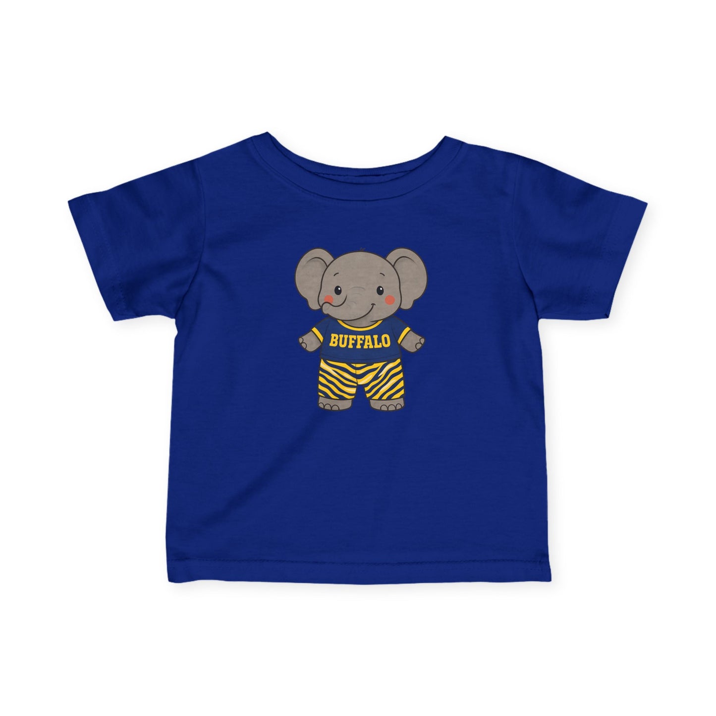 Buffalo Hockey Toddler T-Shirt – Mini Elephant Graphic Tee | 716 Kids Apparel | Teesrus716