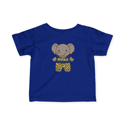 Buffalo Hockey Toddler T-Shirt – Mini Elephant Graphic Tee | 716 Kids Apparel | Teesrus716