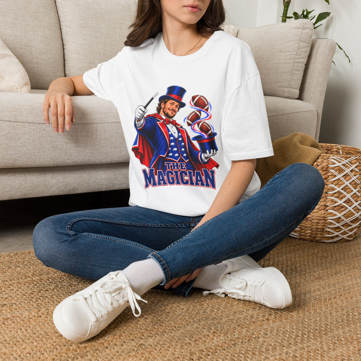 The Magician Magic Trick T-Shirt - Buffalo Footbal - TeesRus716
