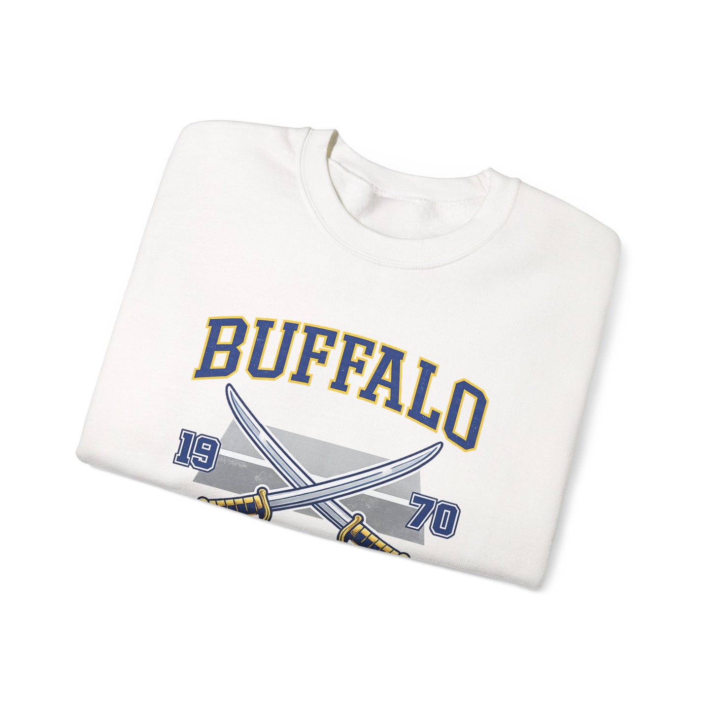 Buffalo Hockey Sweatshirt – Vintage 1970 Crewneck 716 Hockey Apparel | Teesrus716