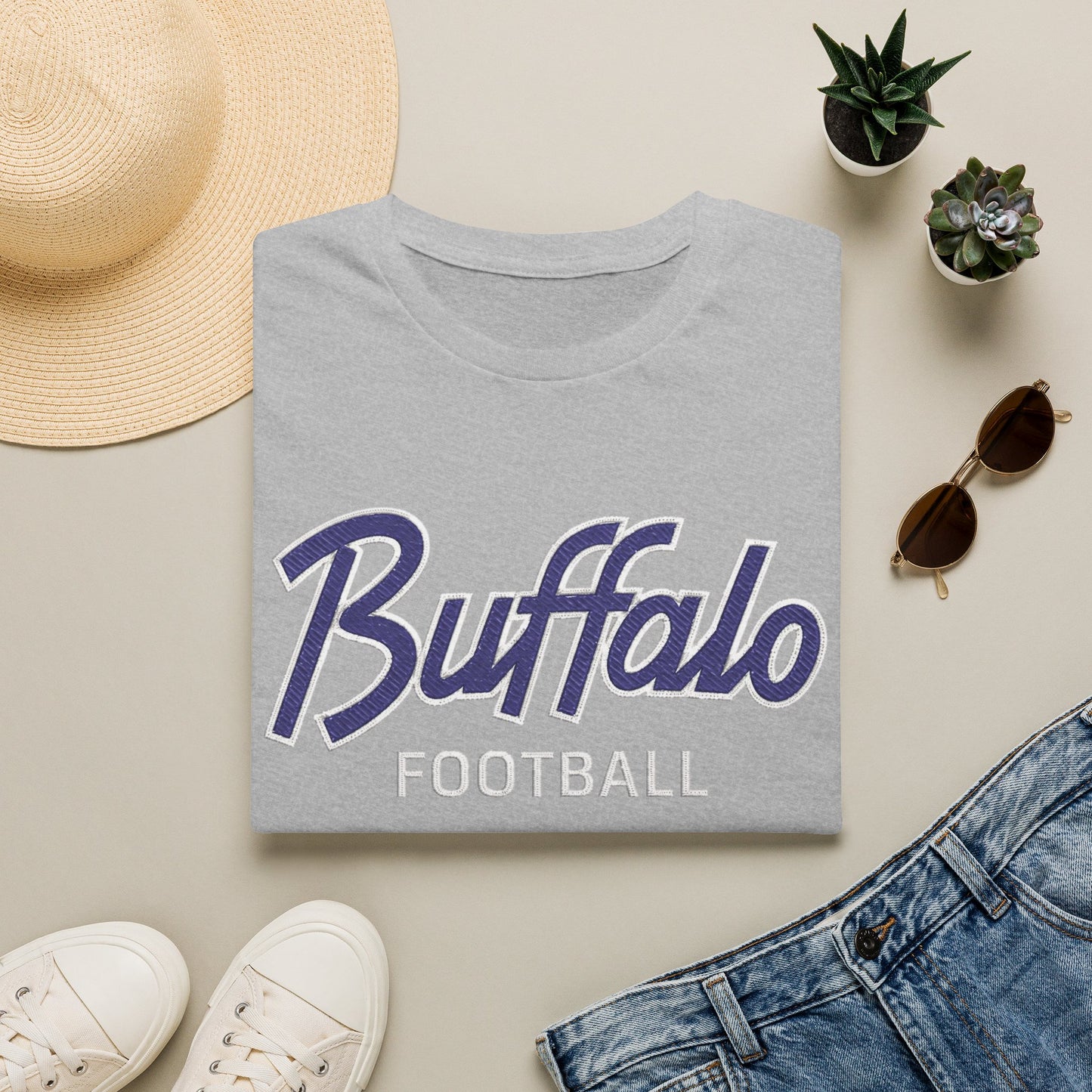 Buffalo Football Nickel City T-Shirt | Vintage Buffalo Football Graphic Tee