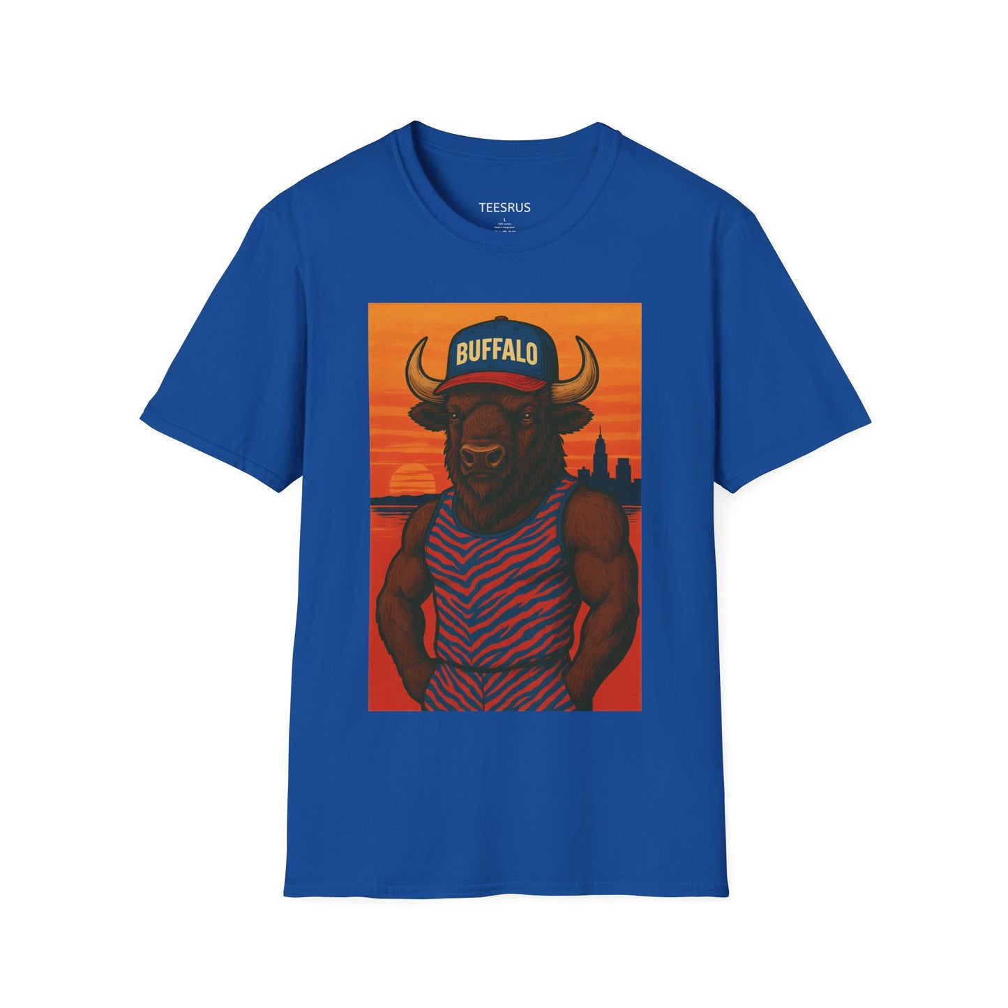 Buffalo Wearing Buffalo in the Summer