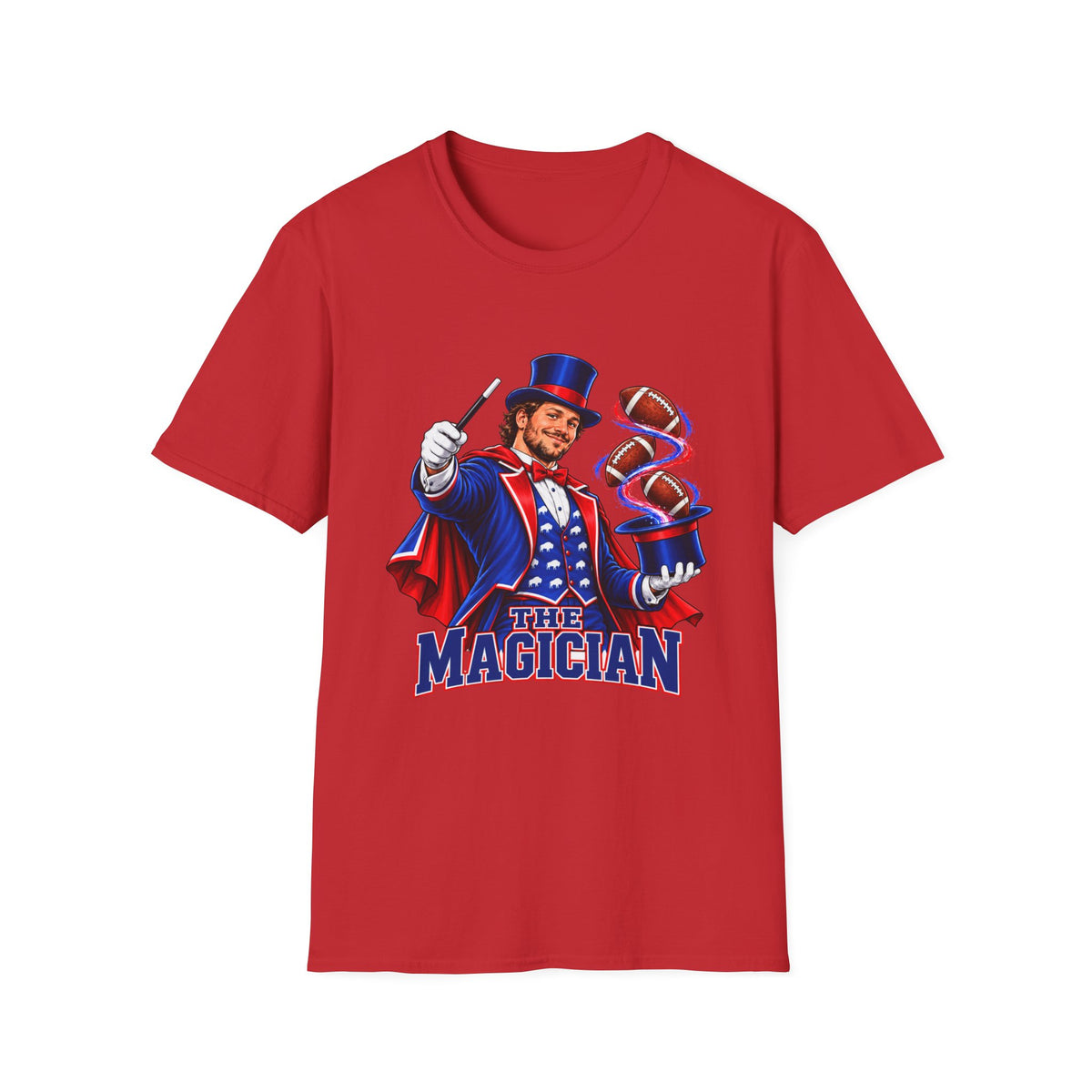 The Magician Magic Trick T-Shirt - Buffalo Footbal - TeesRus716