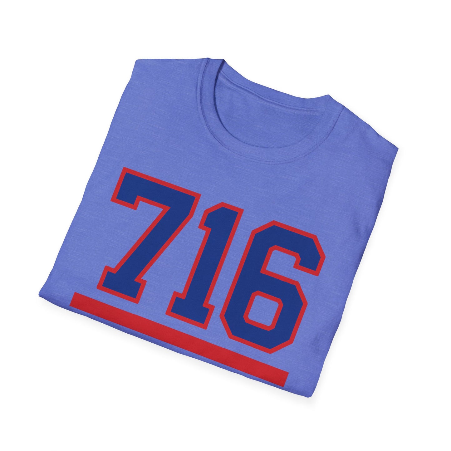 716 Buffalo T-Shirt – Retro Area Code Athletic Graphic Tee | Teesrus716