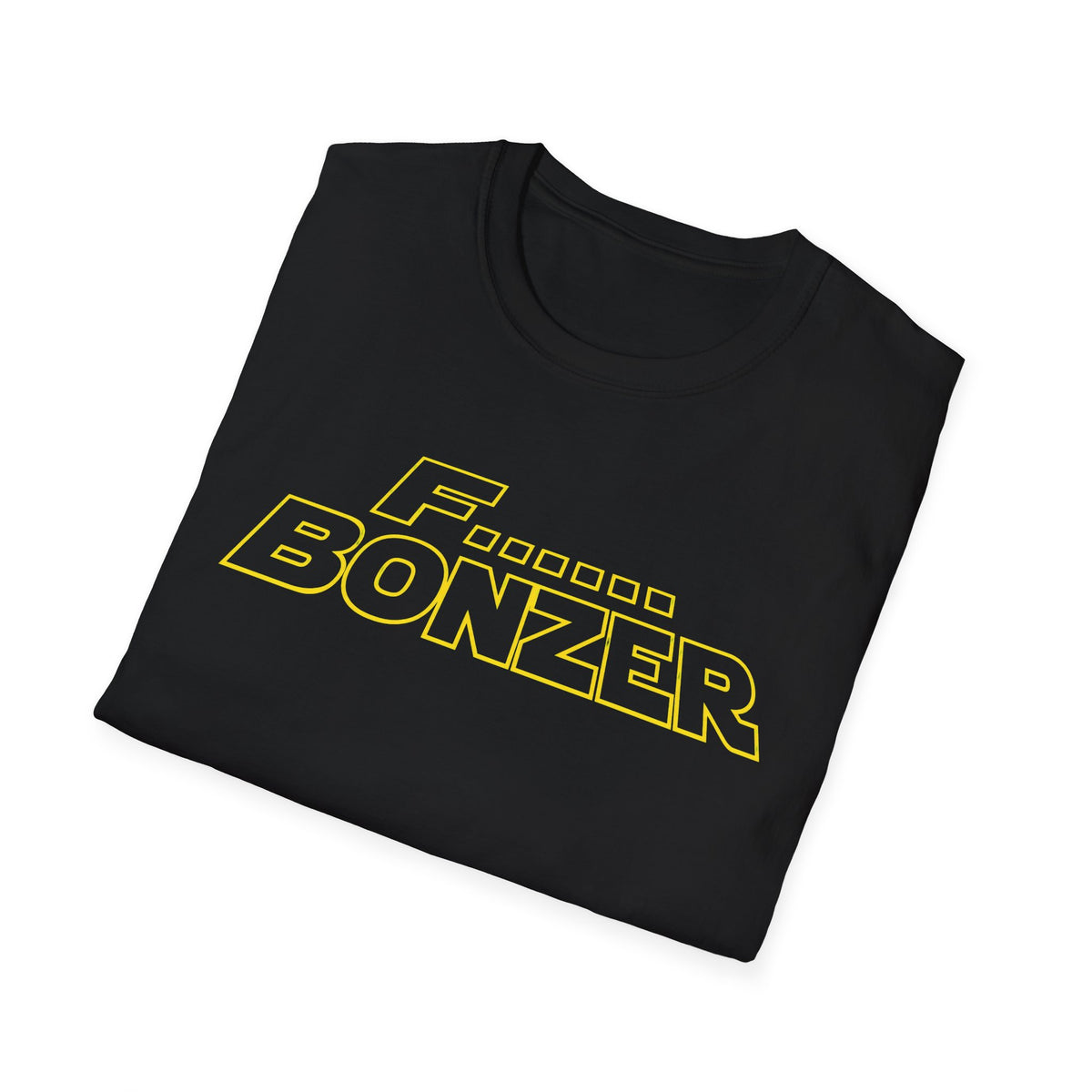 Bonzer Graphic T-Shirt — Retro Yellow Logo Tee