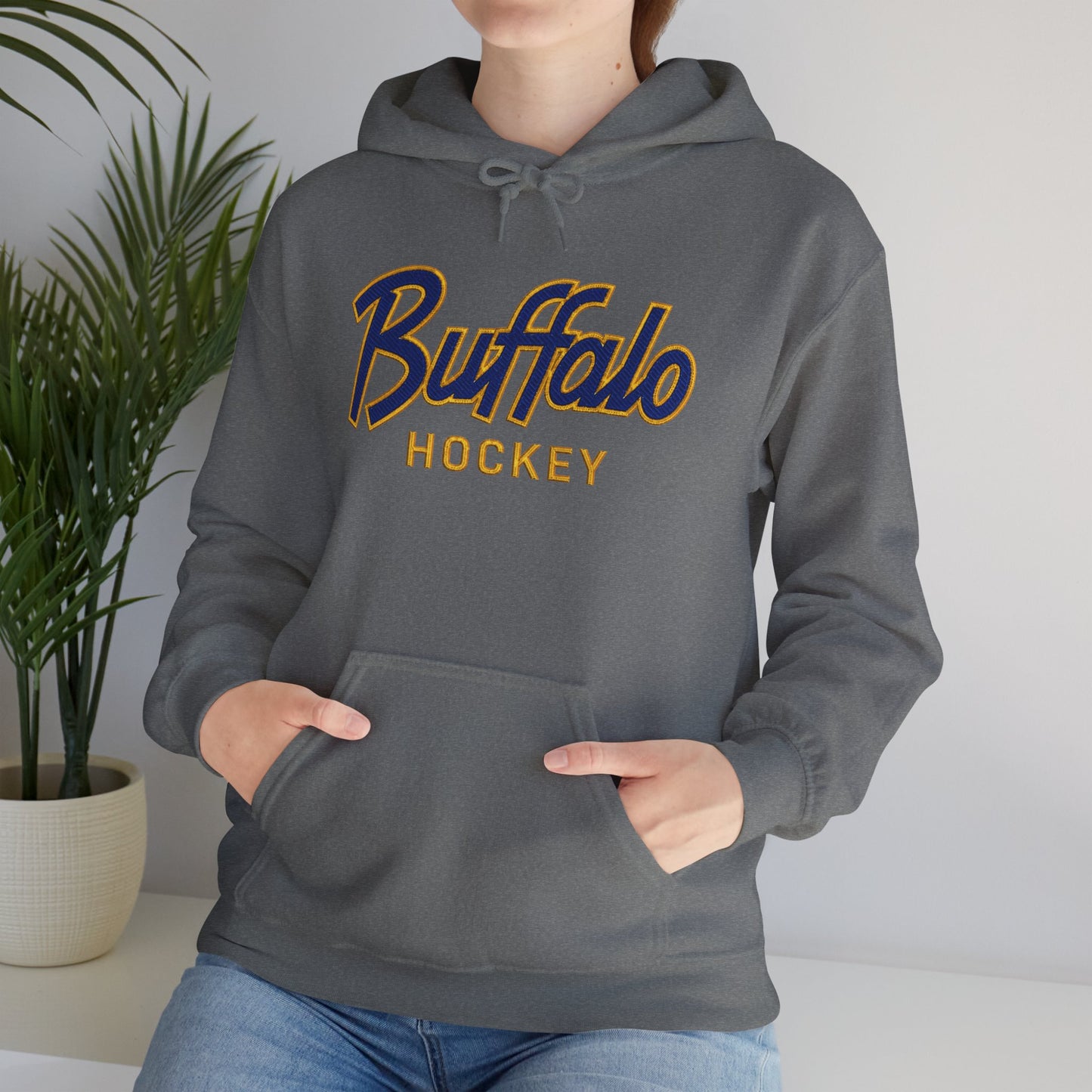 Buffalo Hockey Hoodie | Vintage Buffalo Hockey Sweatshirt | Buffalo Hockey Apparel | Buffalo NY Hoodie