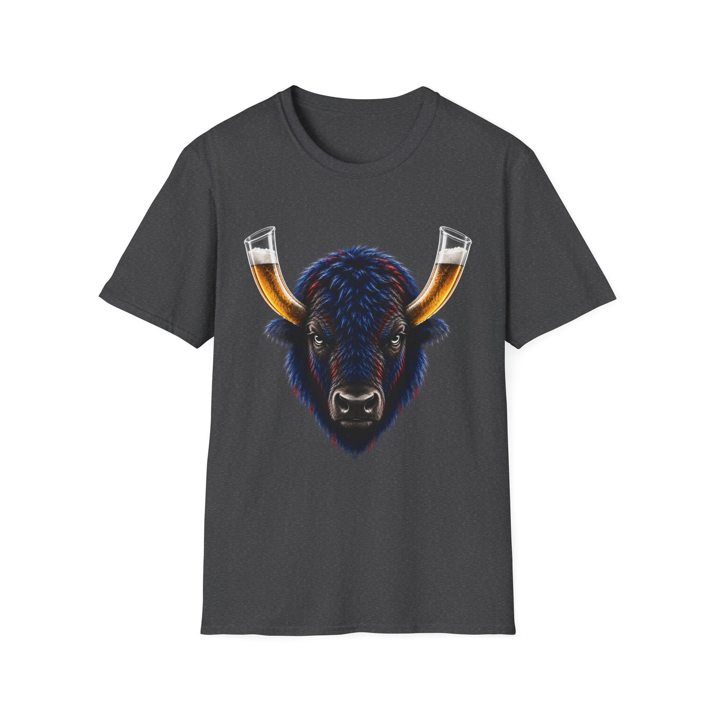 Buffalo Beer Horn T-Shirt – Buffalo Football Tailgate Shirt | 716 Game Day Apparel