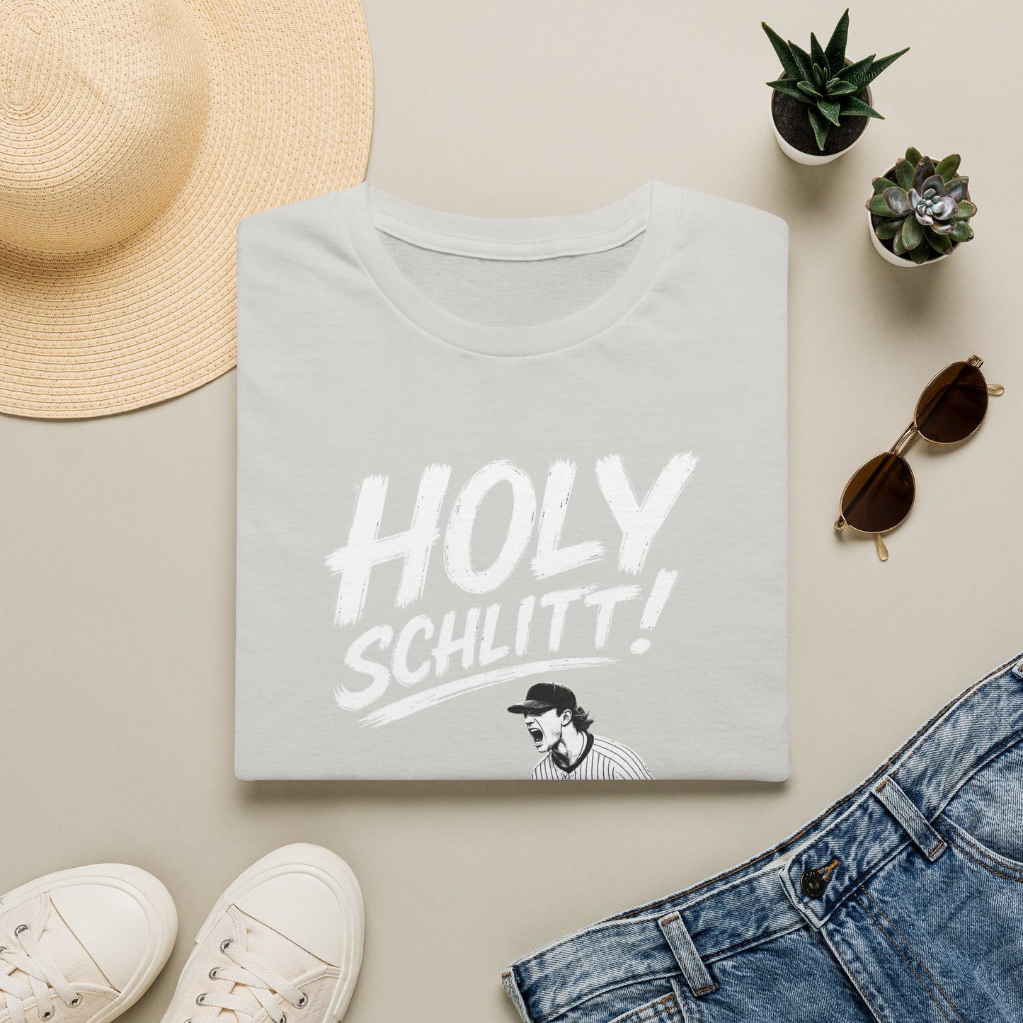 Holy Schlitt! New York Baseball T-Shirt – Retro NYC Pitcher Graphic Tee | Teesrus716