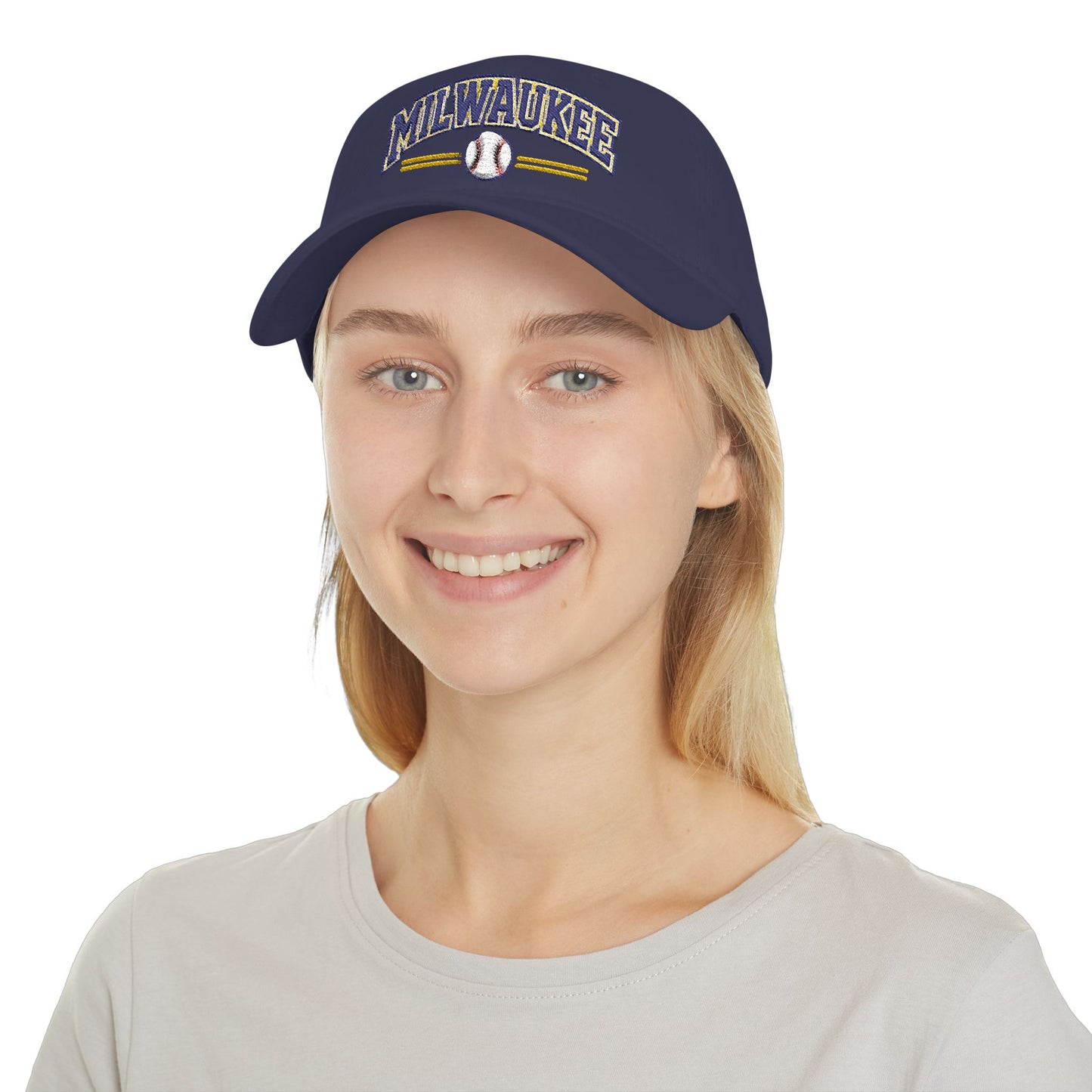 Milwaukee Retro Baseball Hat – Low Profile Brew City Dad Cap | Teesrus716