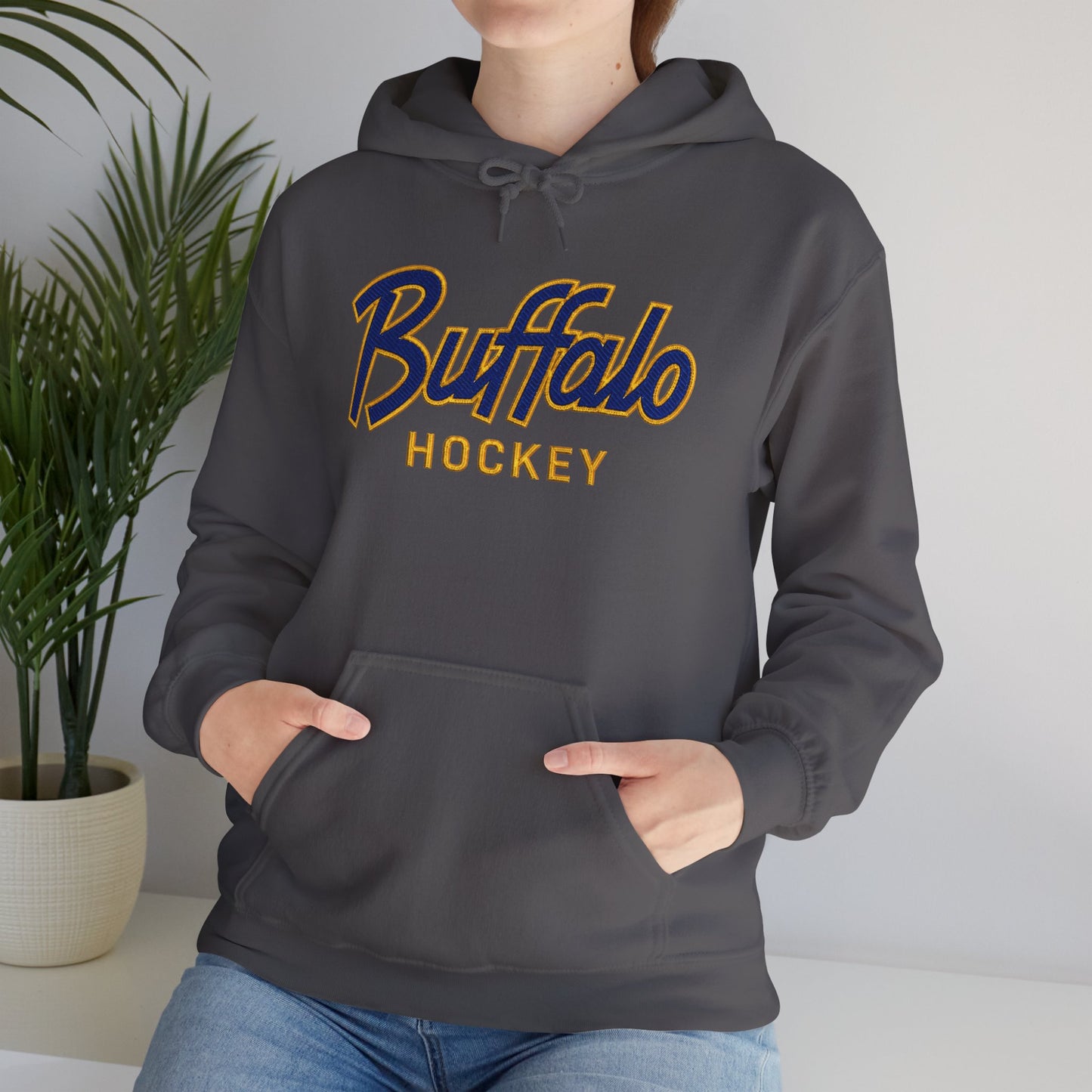 Buffalo Hockey Hoodie | Vintage Buffalo Hockey Sweatshirt | Buffalo Hockey Apparel | Buffalo NY Hoodie