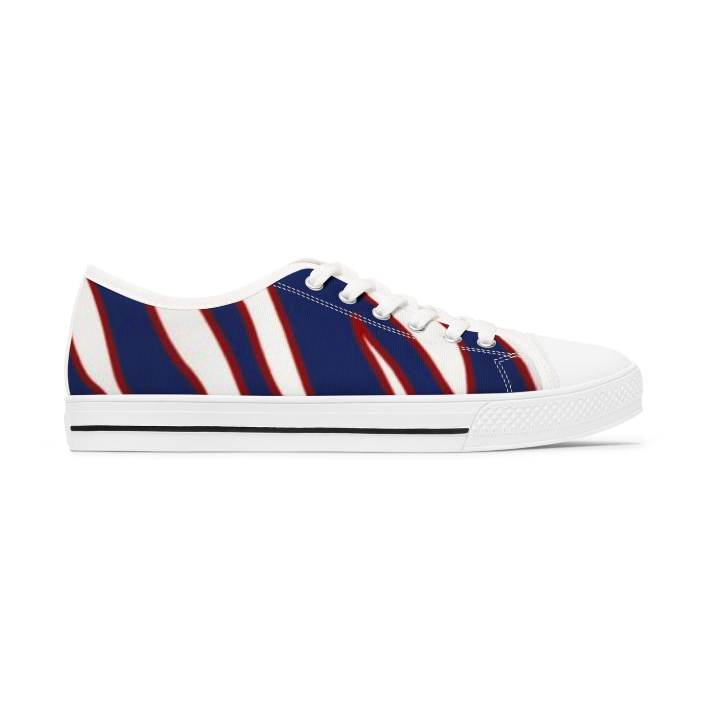 Women's Sneakers - Buffalo Football Zubaz Design