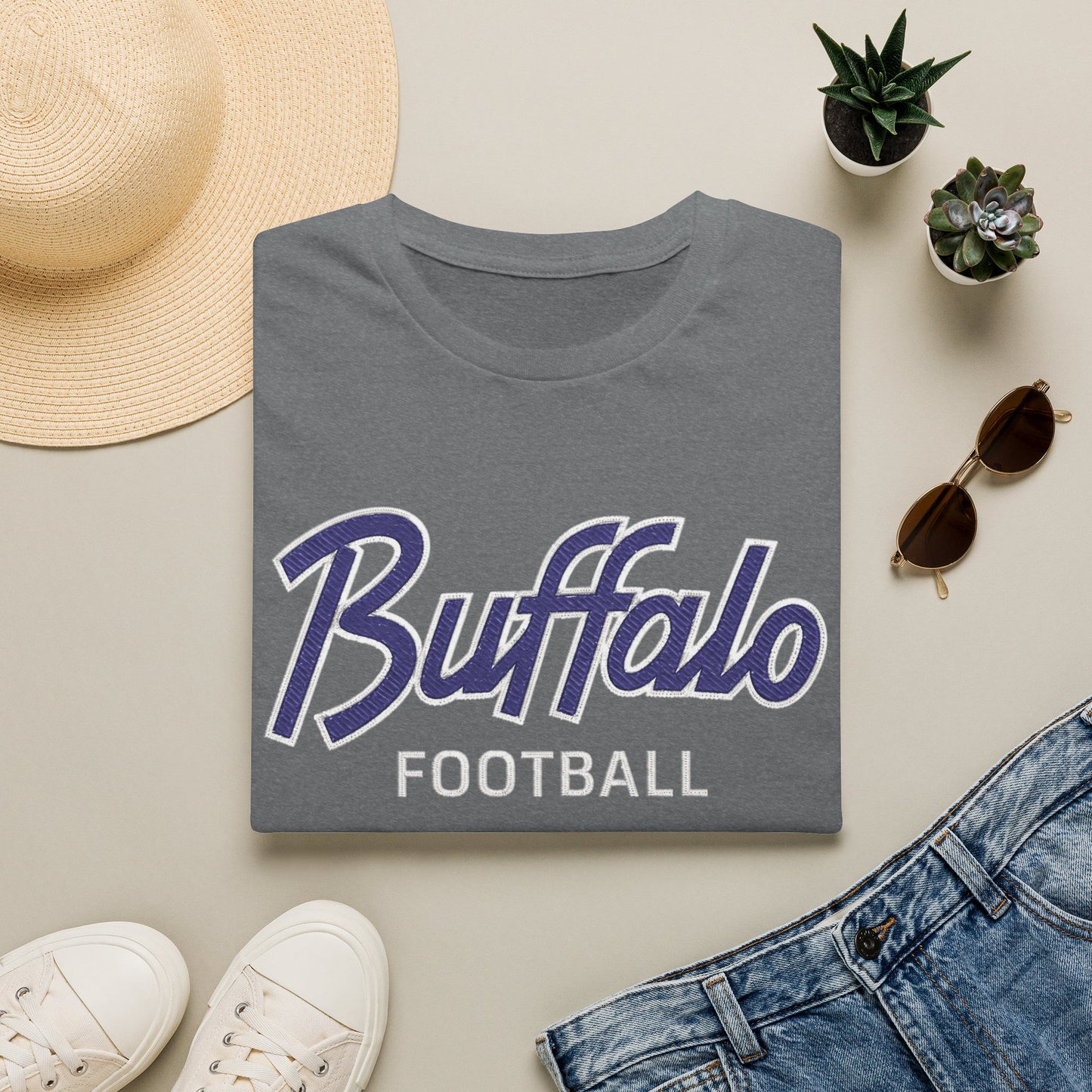 Buffalo Football Nickel City T-Shirt | Vintage Buffalo Football Graphic Tee