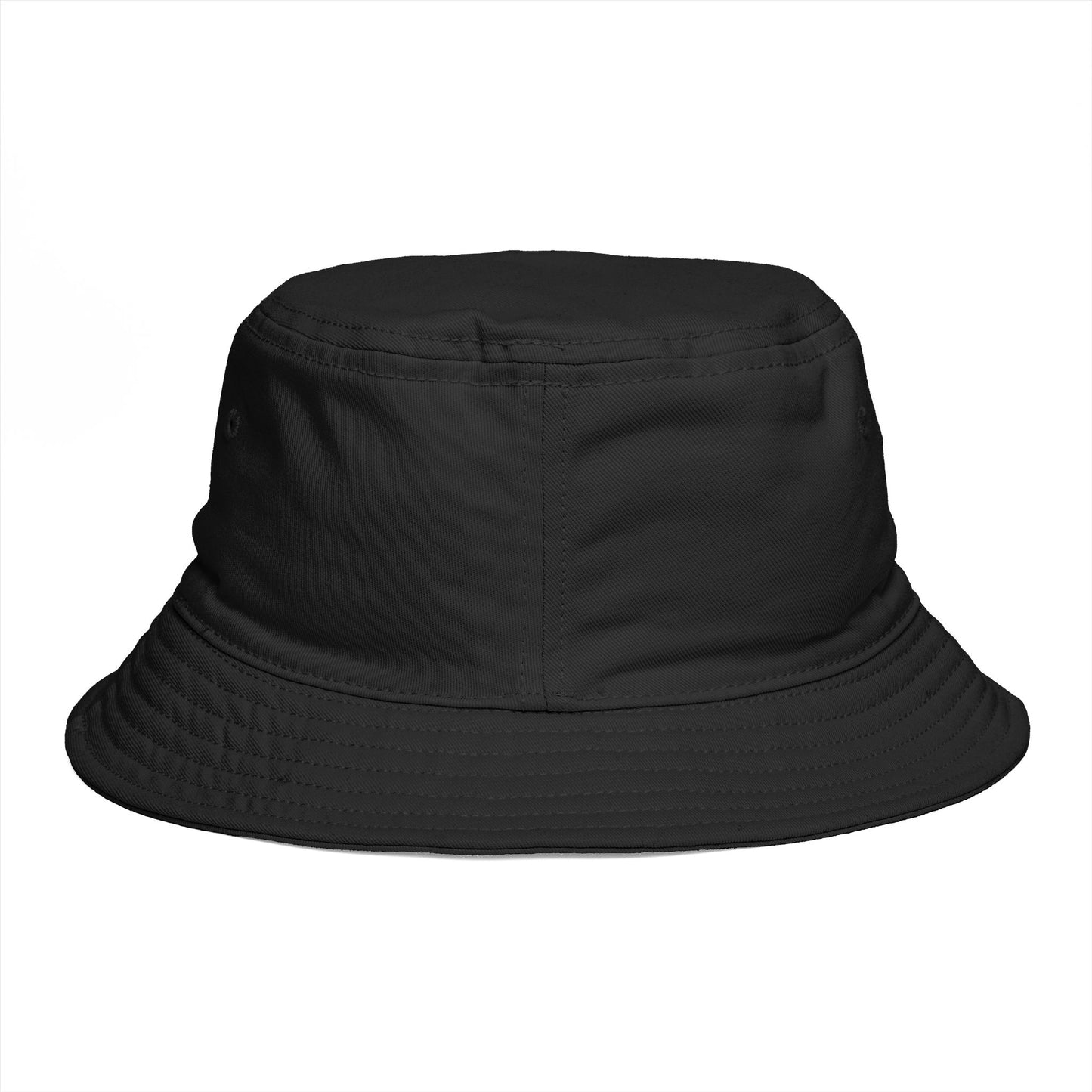 Brown Bucket Hat with Vintage Circus Performer Embroidery