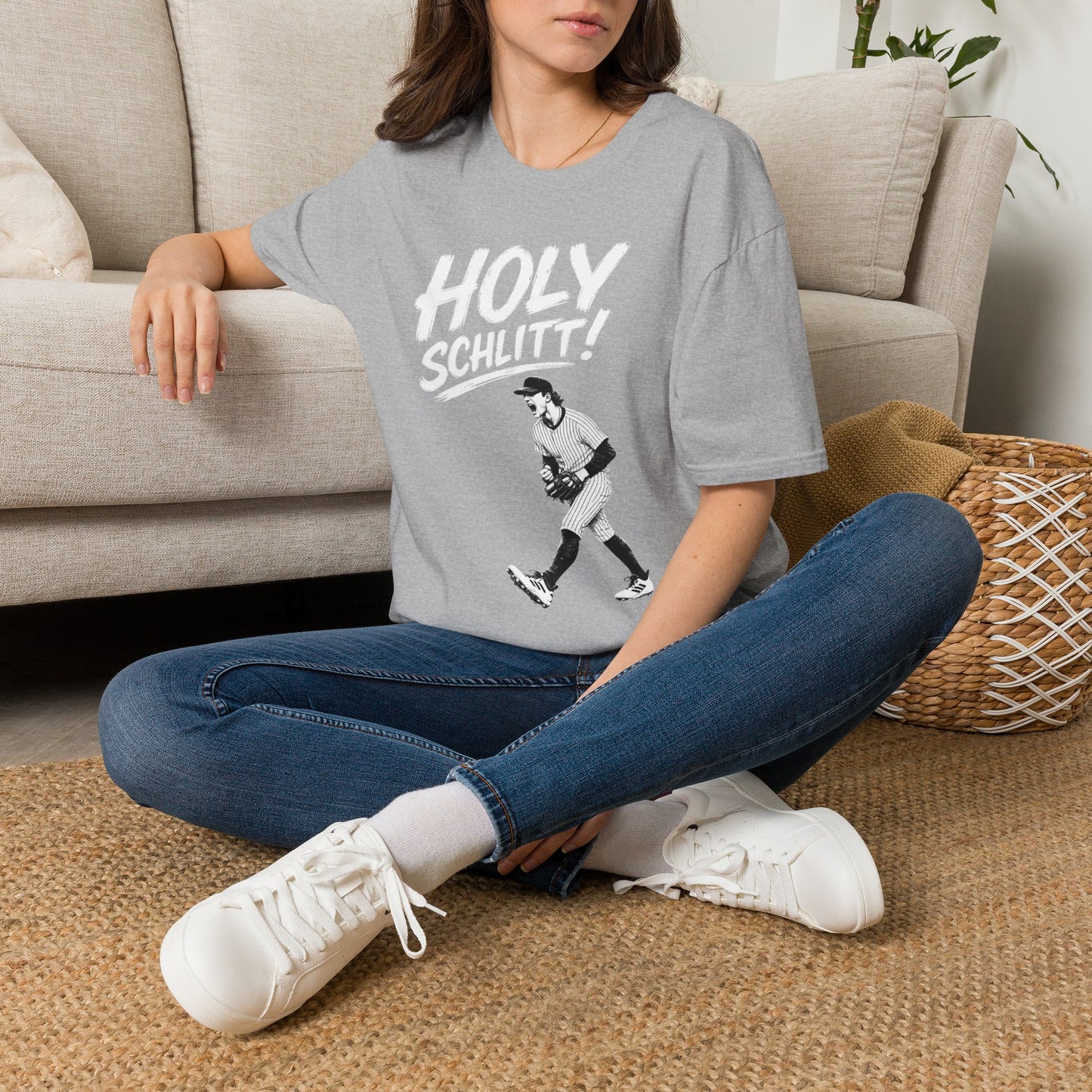 Holy Schlitt! New York Baseball T-Shirt – Retro NYC Pitcher Graphic Tee | Teesrus716