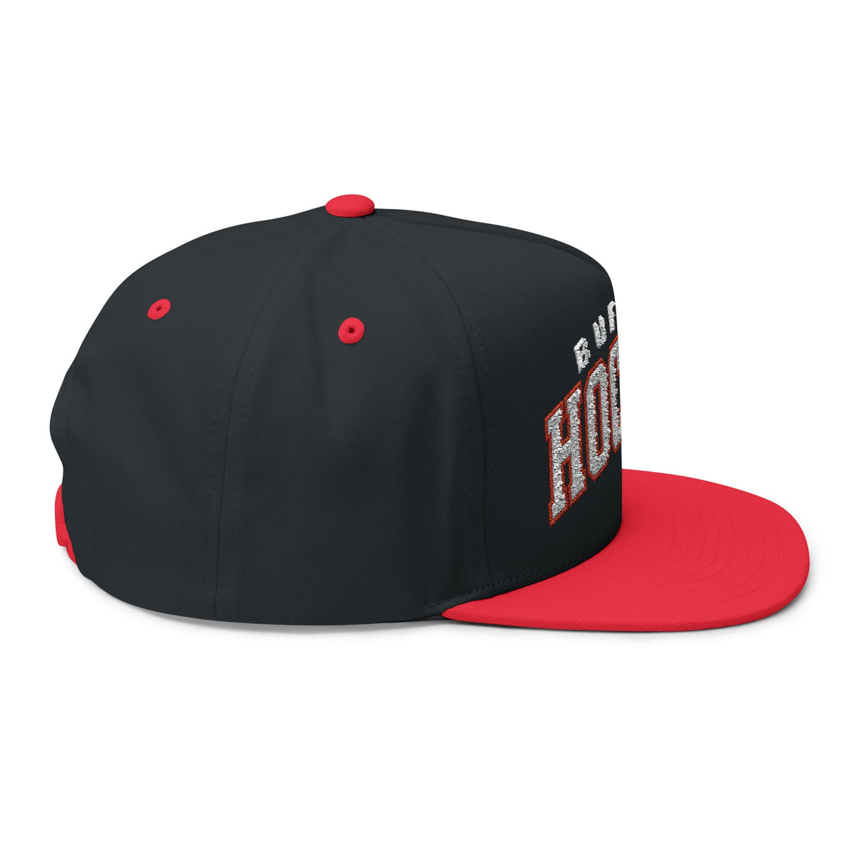 Buffalo Hockey Hat – Red, Black & White Embroidered Snapback