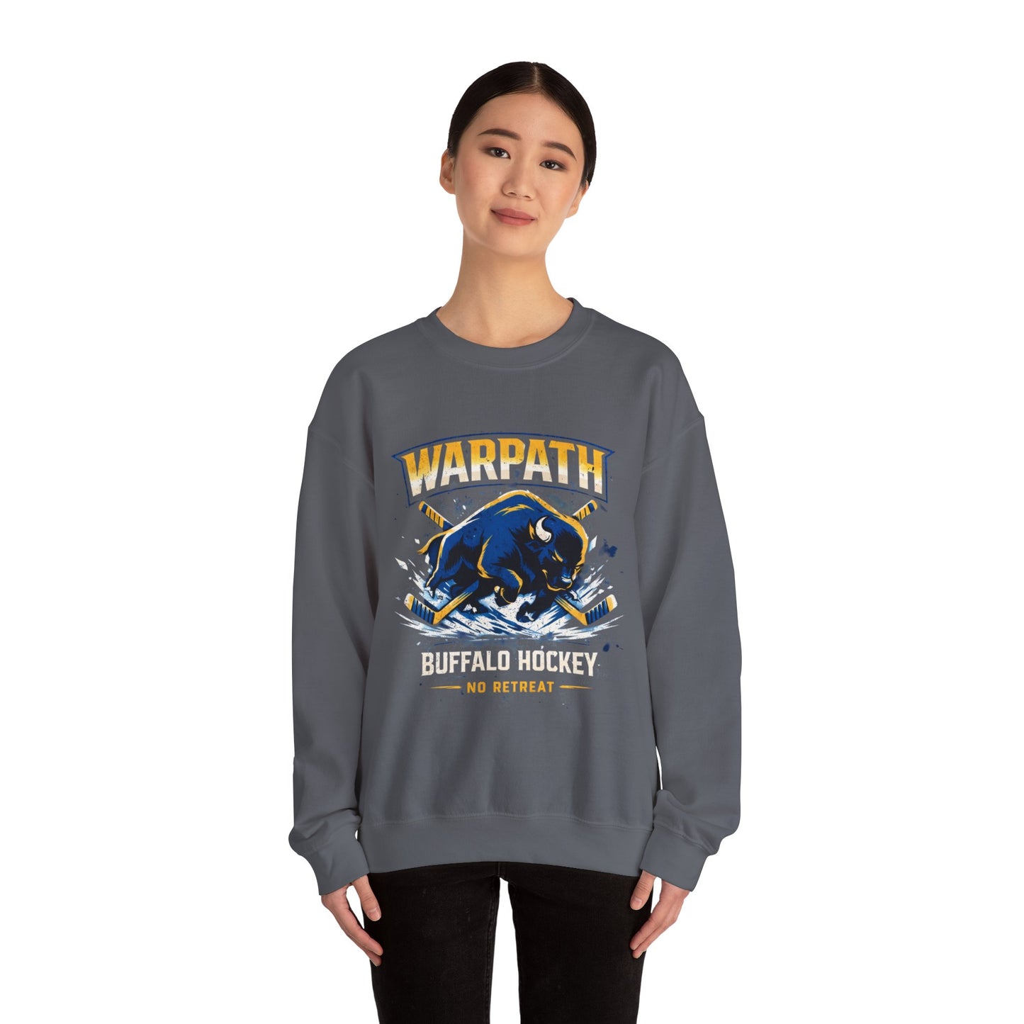 Buffalo Hockey Warpath Crewneck Sweatshirt