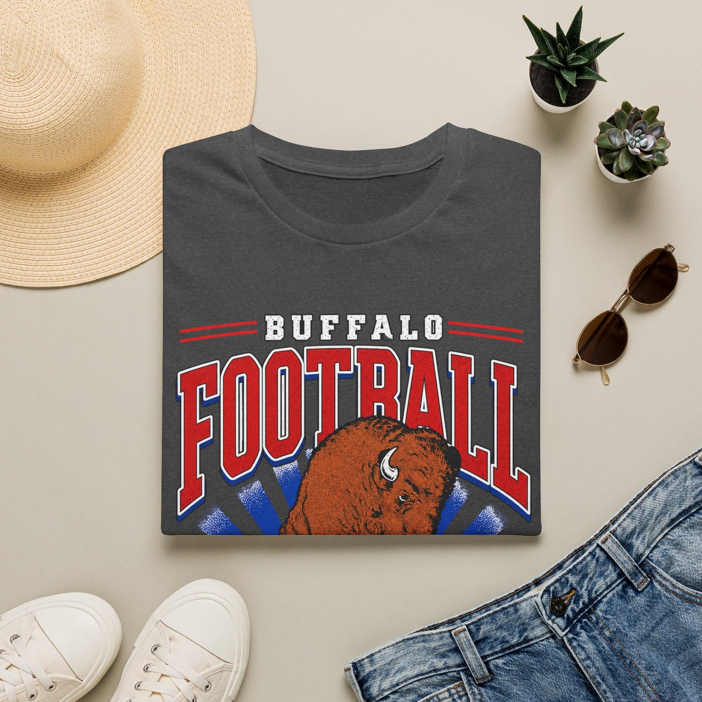 Buffalo Football Shirt | Vintage Buffalo Football T-Shirt | Buffalo Football Apparel