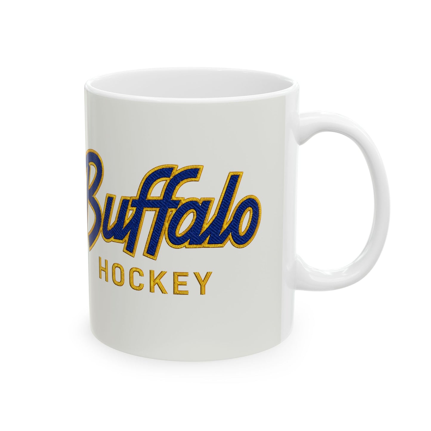 Buffalo Hockey Ceramic Mug — Team Logo Coffee Cup (11oz, 15oz)