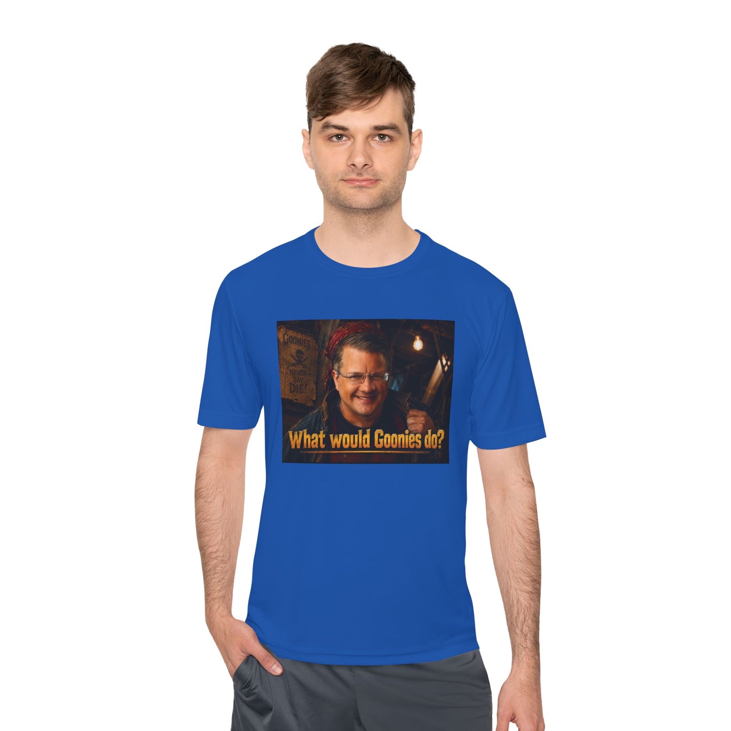 What Would Goonies Do? Tee — Retro Adventure Movie Quote Shirt