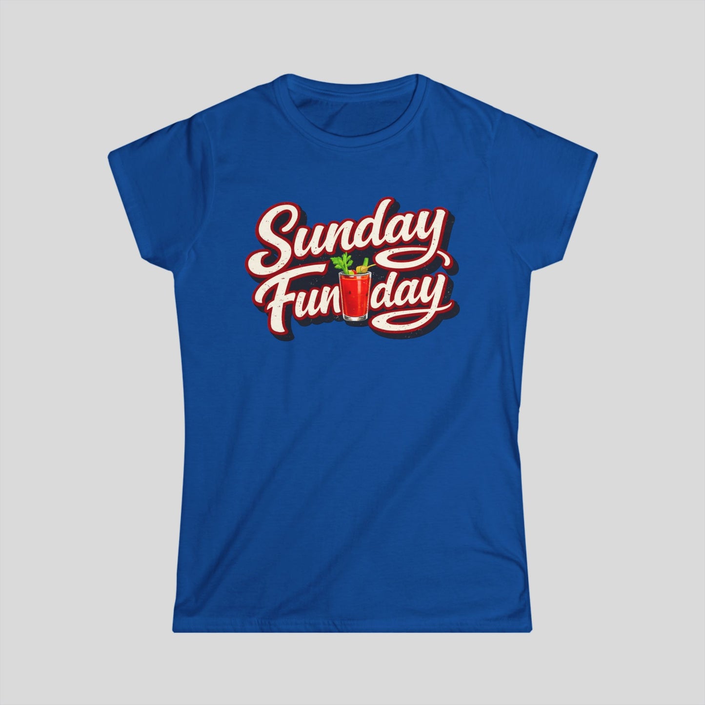 Sunday Funday Women’s T-Shirt – Cocktail Brunch Graphic Tee | Teesrus716