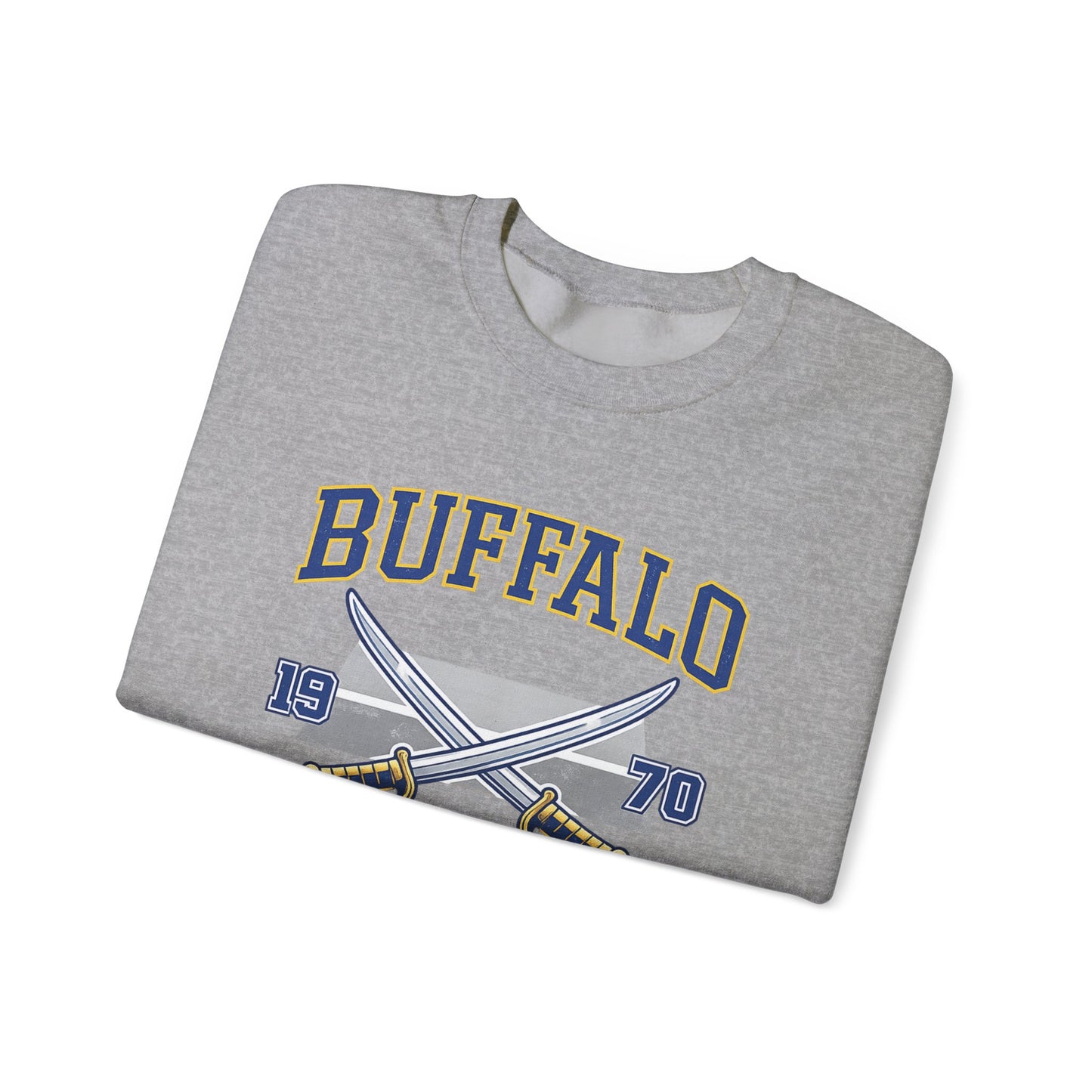 Buffalo Hockey Sweatshirt – Vintage 1970 Crewneck 716 Hockey Apparel | Teesrus716