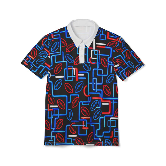 Buffalo Football Dan Flashes Inspired Polo – The Pattern Is INSANE!
