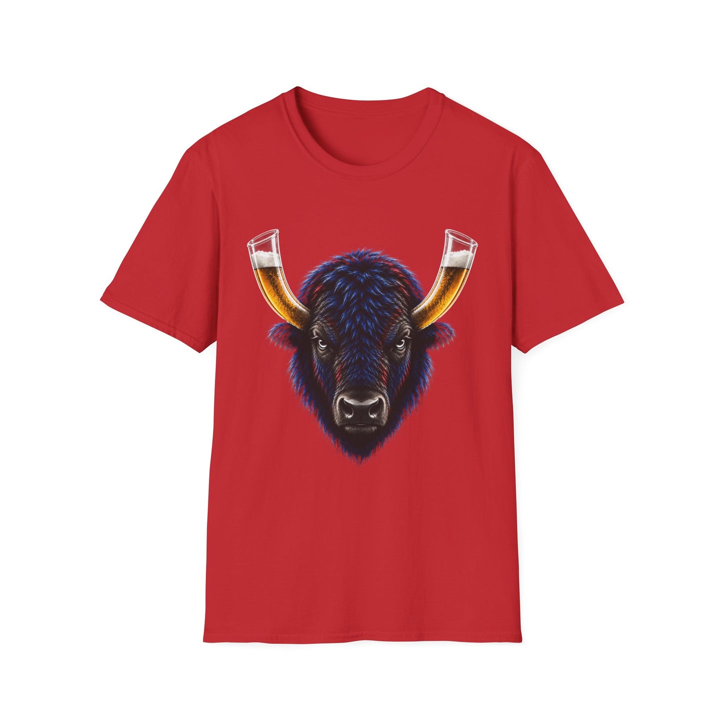 Buffalo Beer Horn T-Shirt – Buffalo Football Tailgate Shirt | 716 Game Day Apparel