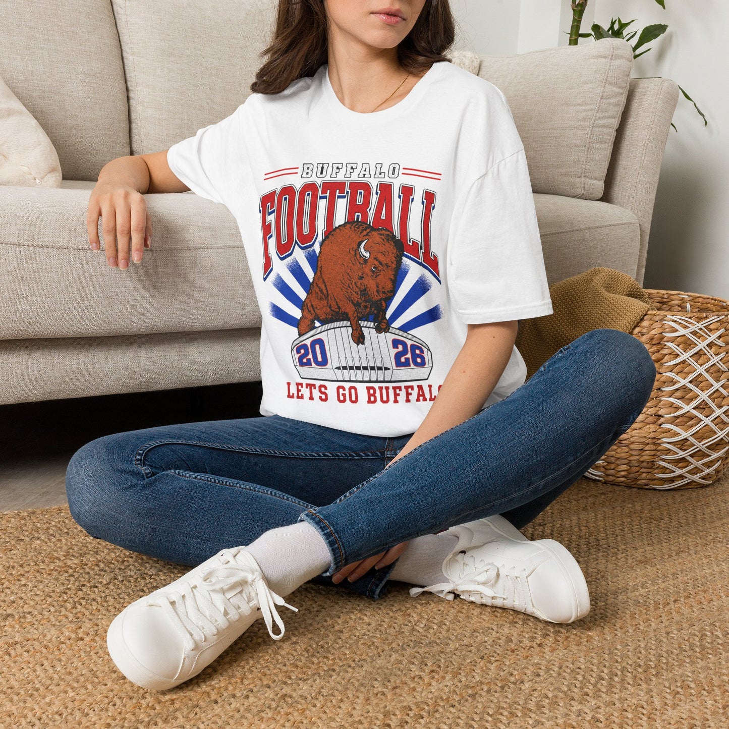 Buffalo Football Shirt | Vintage Buffalo Football T-Shirt | Buffalo Football Apparel