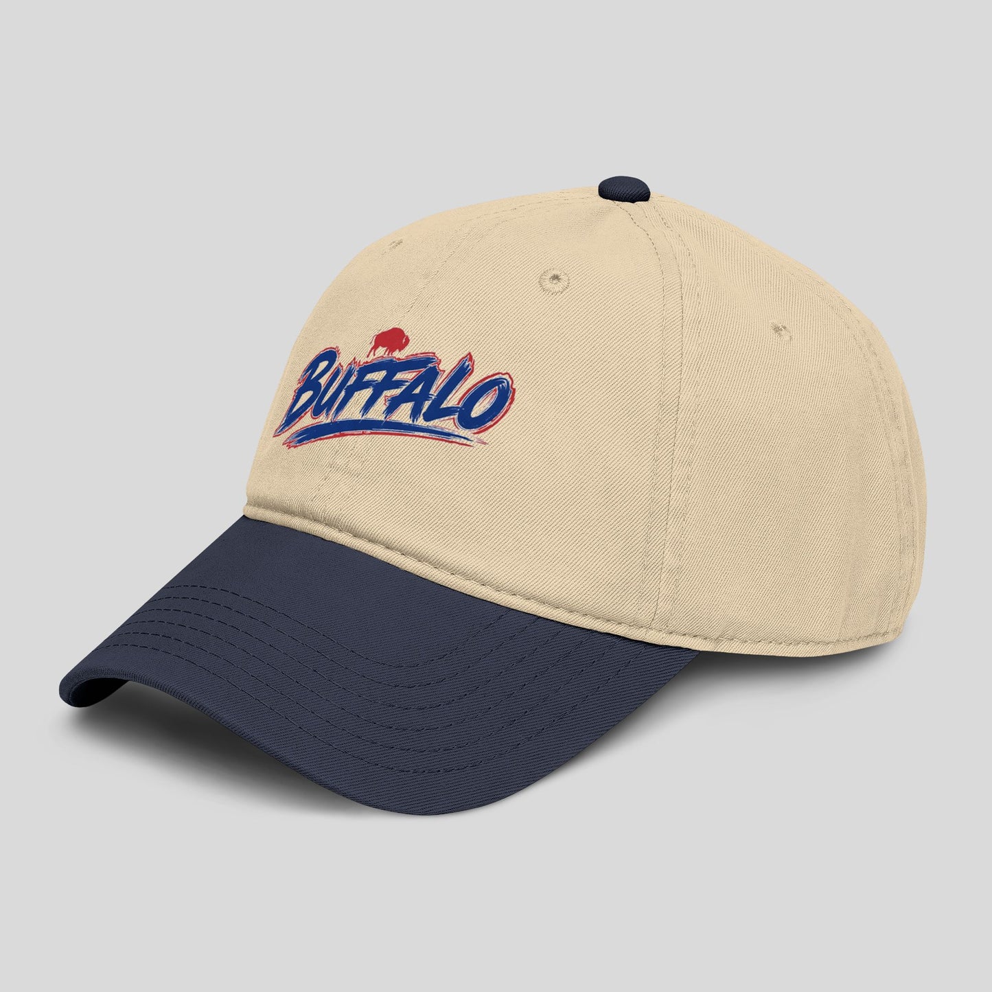 Buffalo Script Washed Baseball Cap