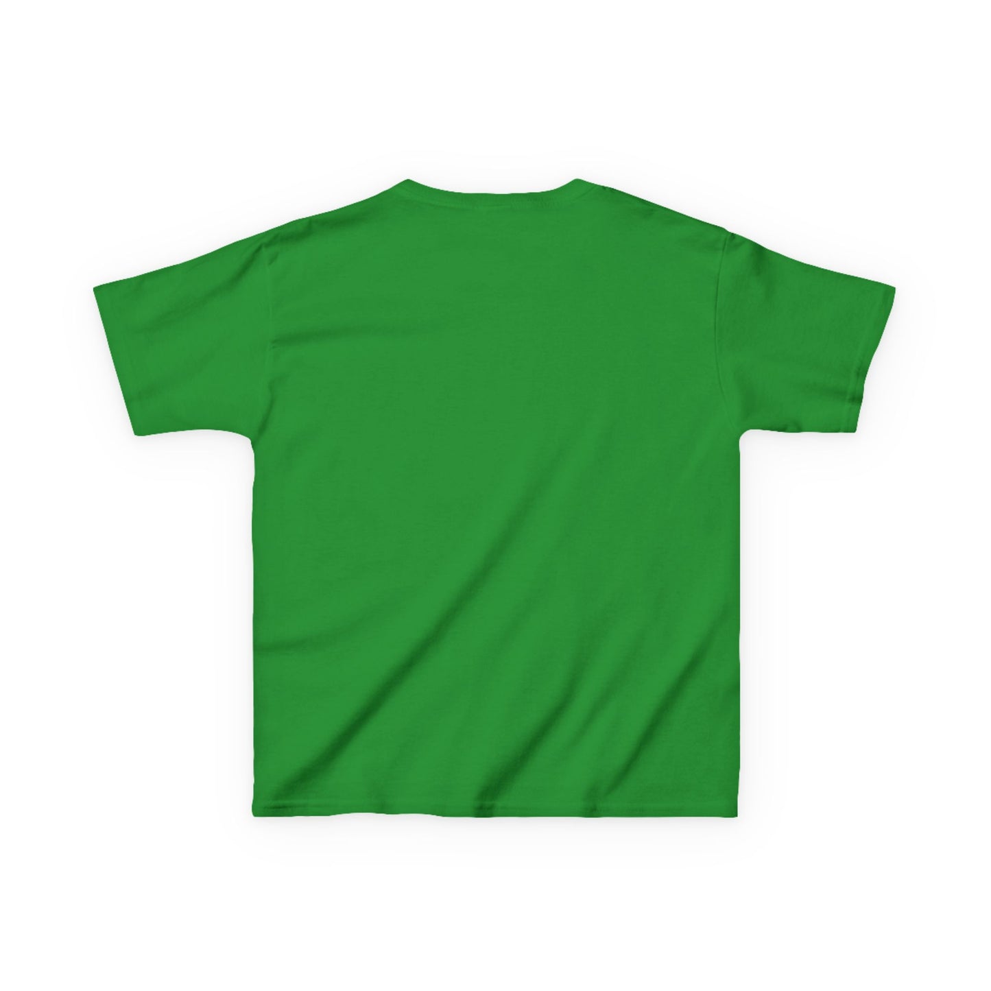 Kids Tee — Festive Buffalo with Santa Hat Christmas Shirt