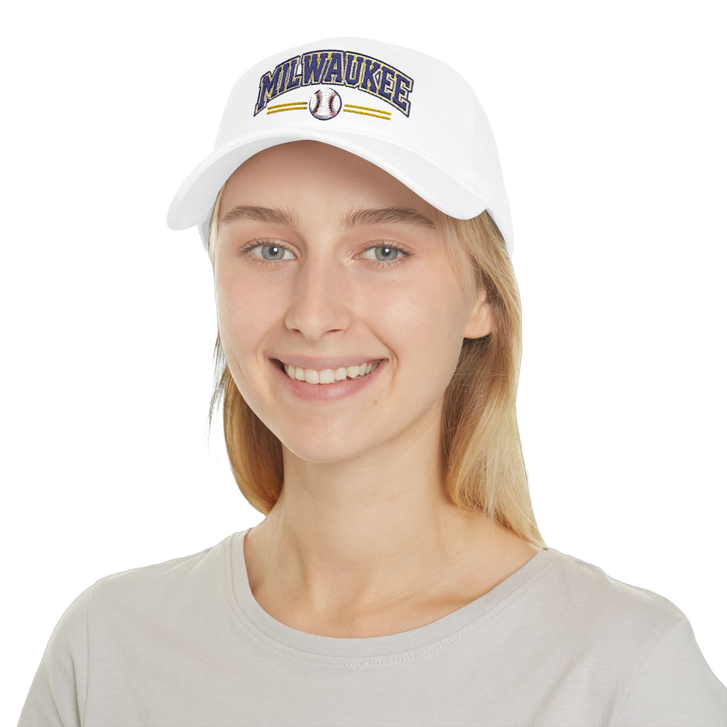 Milwaukee Retro Baseball Hat – Low Profile Brew City Dad Cap | Teesrus716