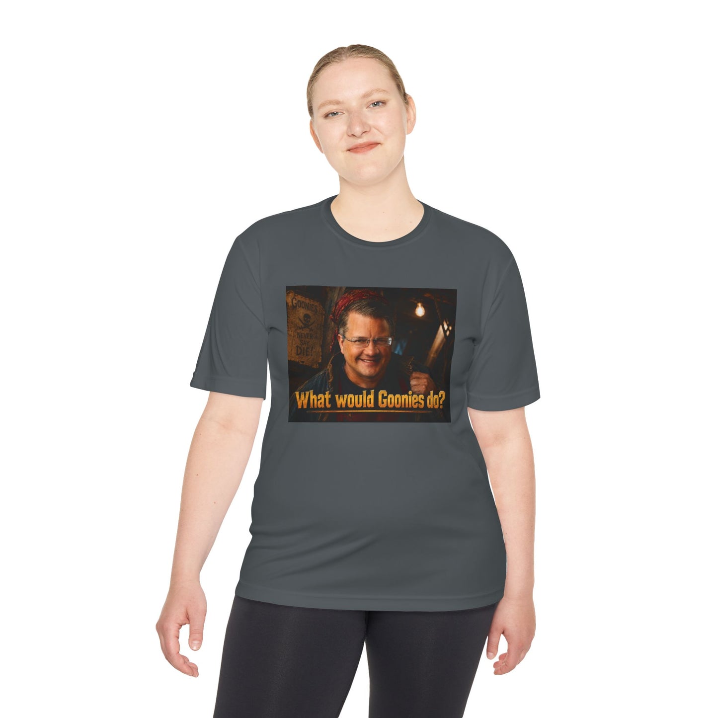What Would Goonies Do? Tee — Retro Adventure Movie Quote Shirt