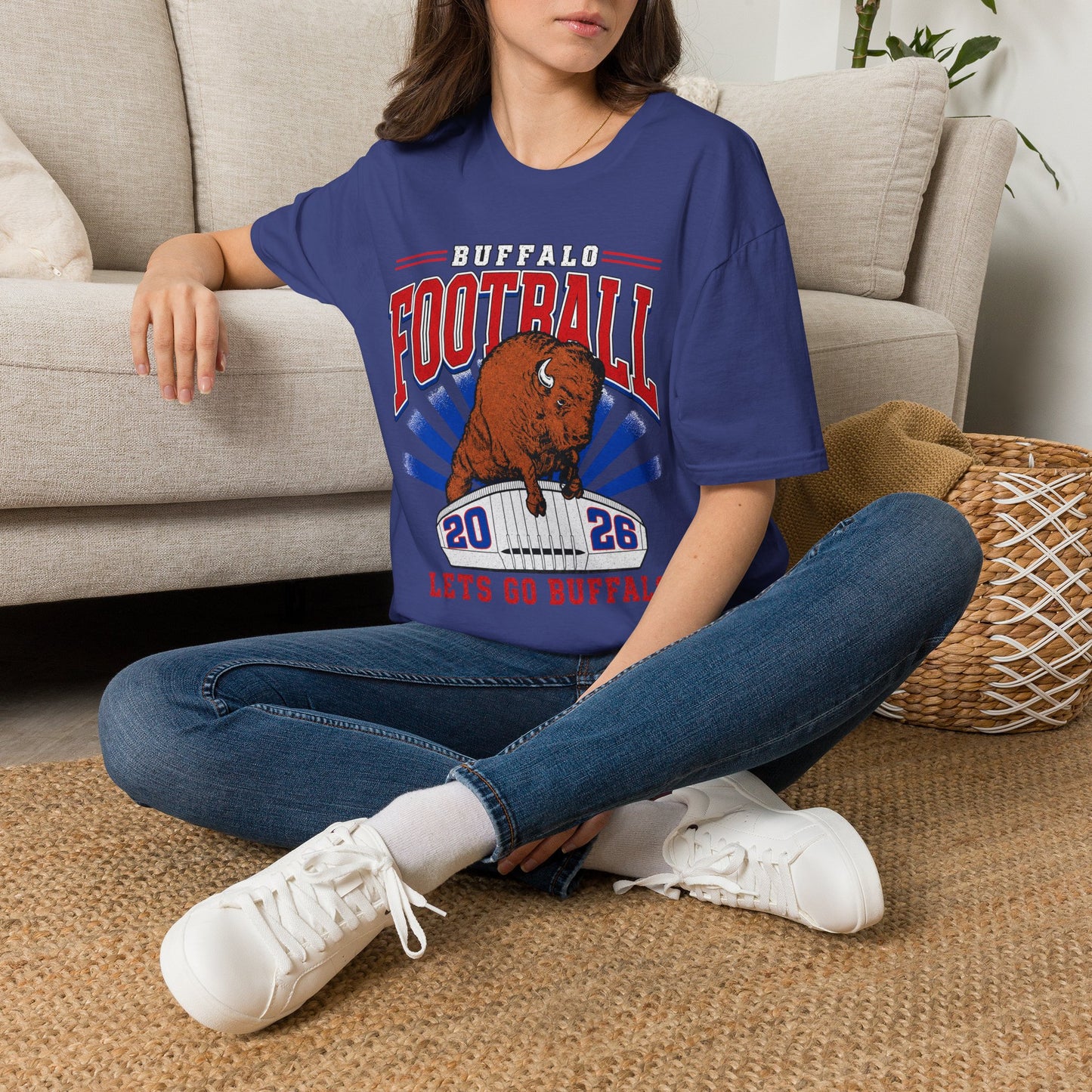 Buffalo Football Shirt | Vintage Buffalo Football T-Shirt | Buffalo Football Apparel
