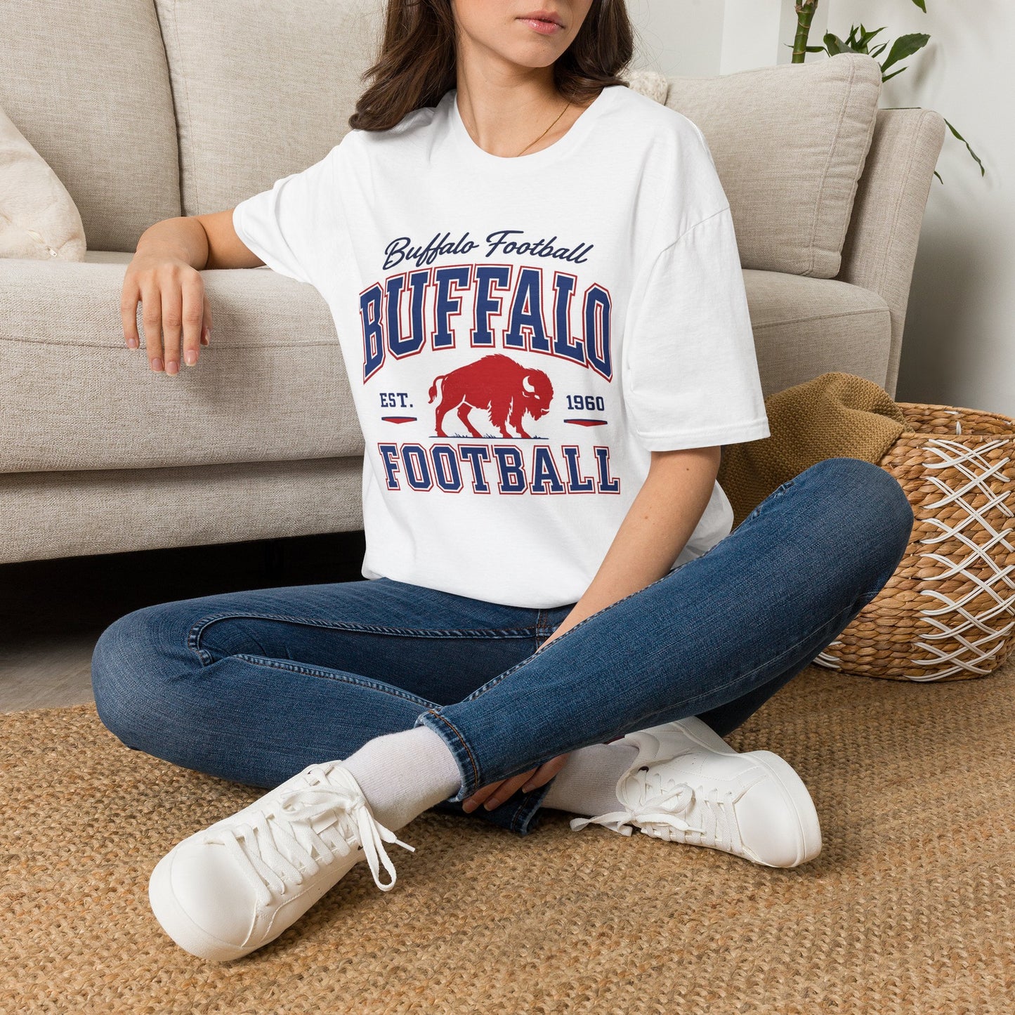 Buffalo Football Shirt | Vintage Buffalo Football T-Shirt | Buffalo Bison Fan Apparel
