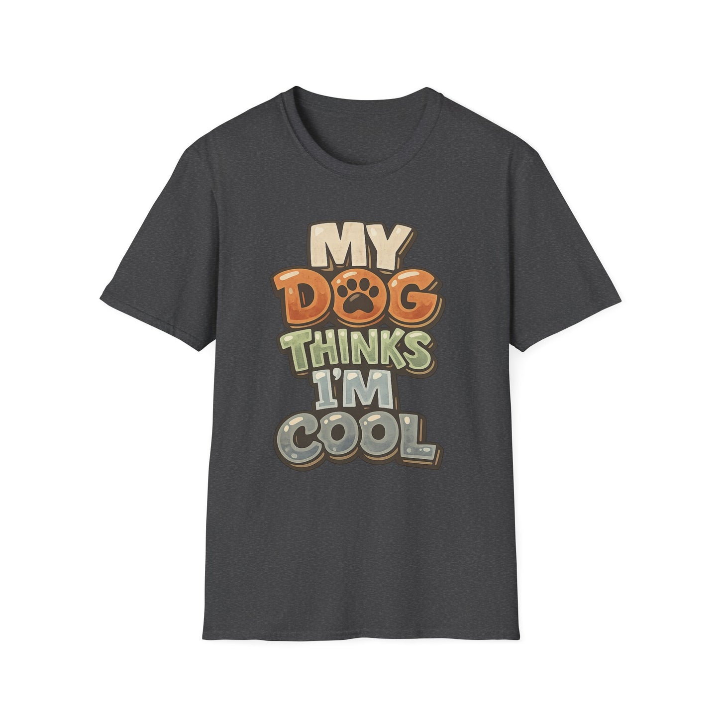 My Dog Thinks I’m Cool Shirt – Retro Dog Lover Graphic Tee | TeesRus716
