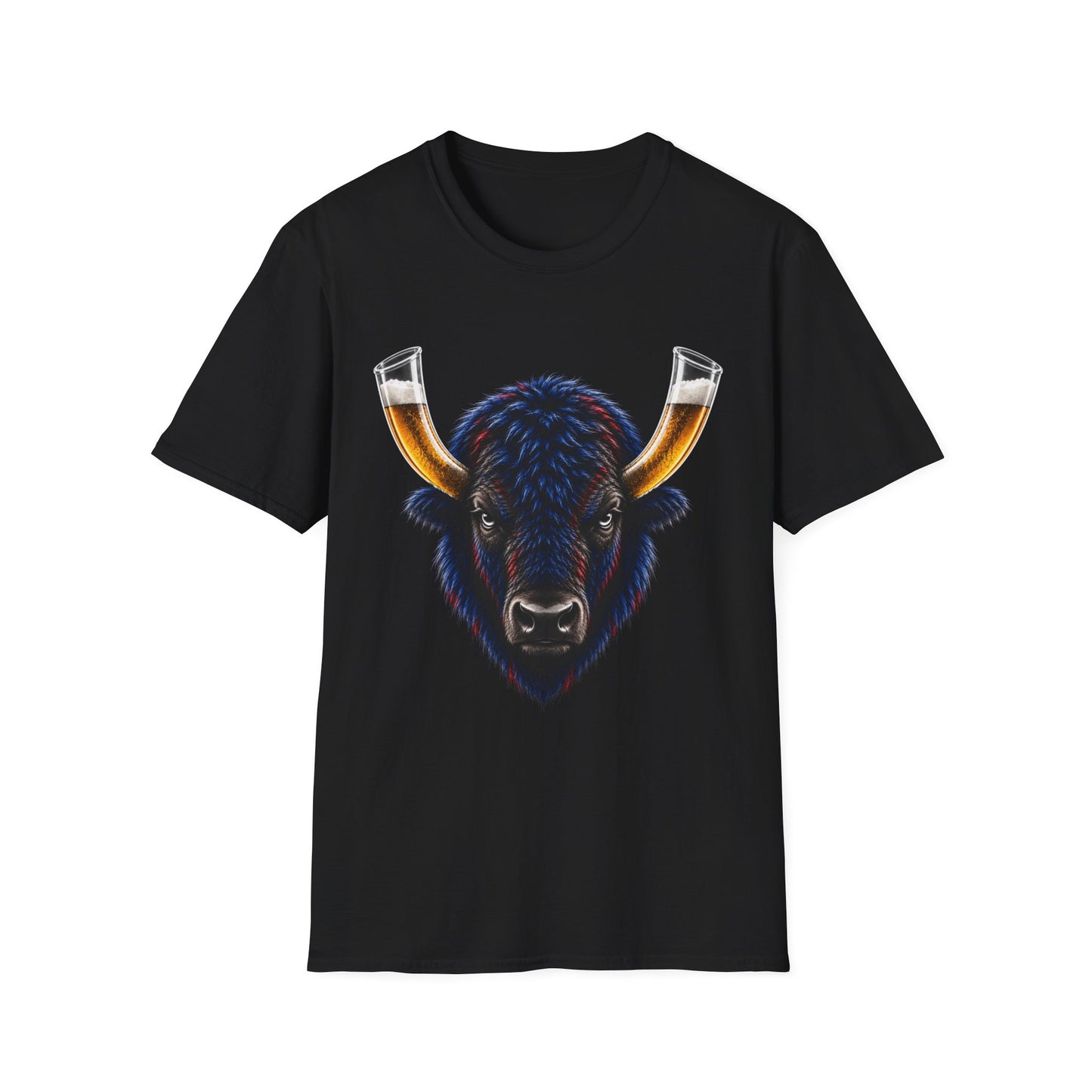 Buffalo Beer Horn T-Shirt – Buffalo Football Tailgate Shirt | 716 Game Day Apparel