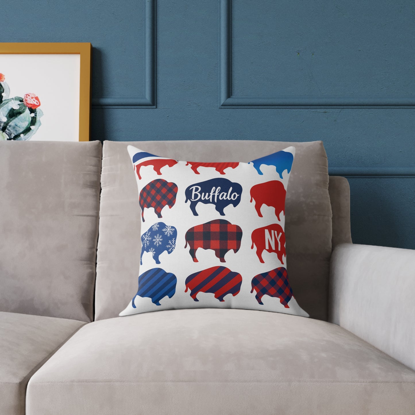 Canvas Pillow, BUFFALOS Design