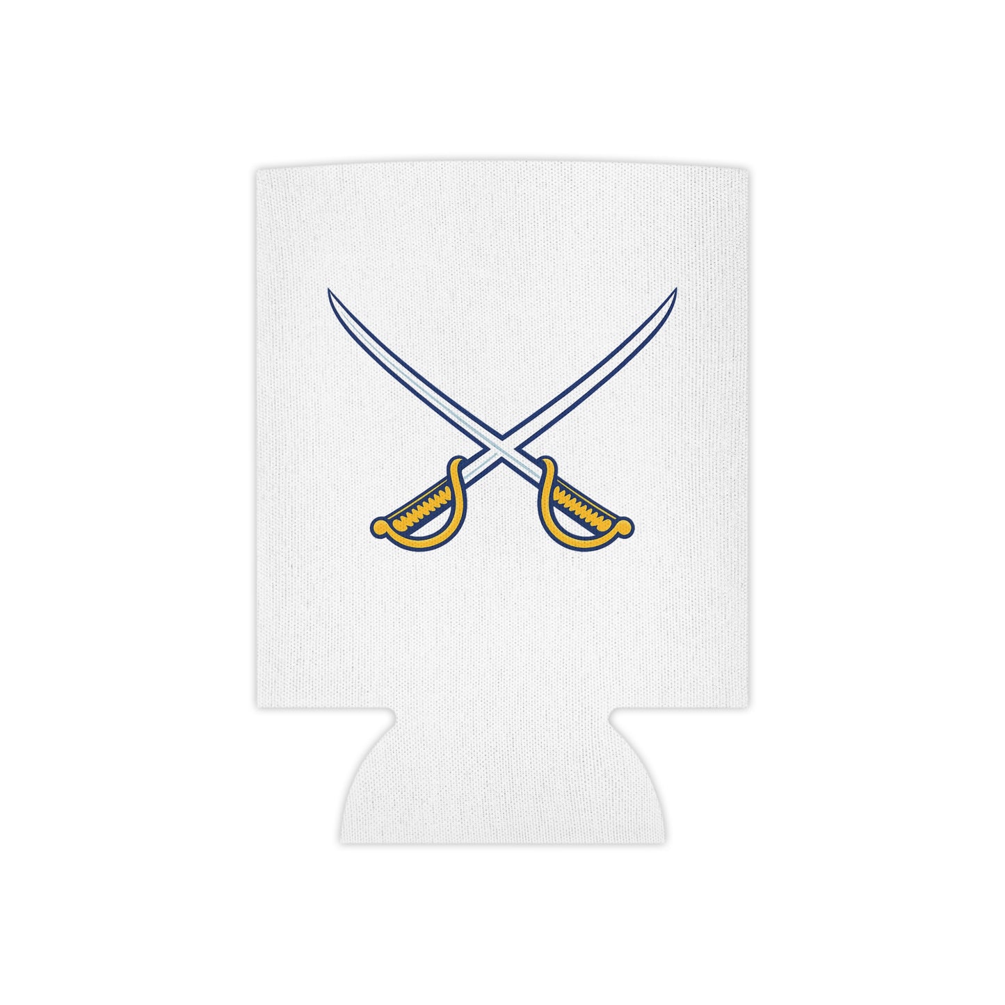 Buffalo Hockey Can Cooler – Crossed Sabers Drink Sleeve | 716 Tailgate Gear | Teesrus716