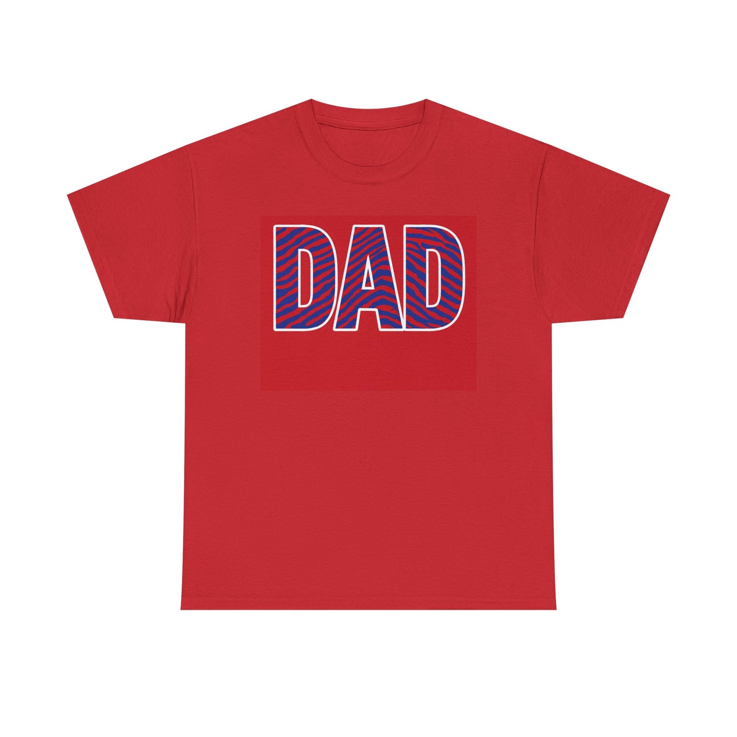 Zubaz DAD Shirt, Father's Day Gift, Unisex Tee, Heavy Cotton T-Shirt, Retro Dad Shirt, 90s Fashion Tee
