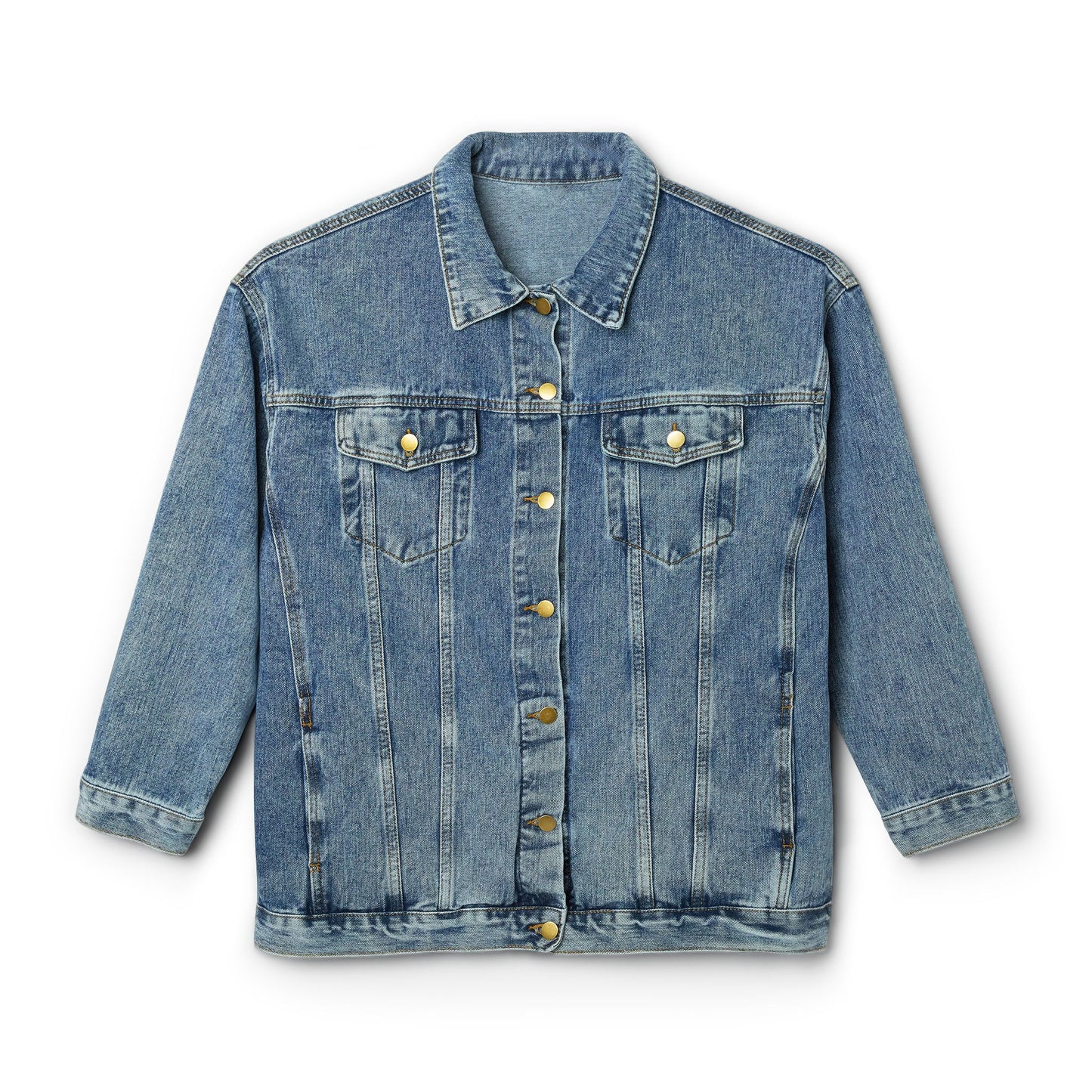 Women’s Buffalo Football Denim Jacket | Vintage Game Day Jean Jacket