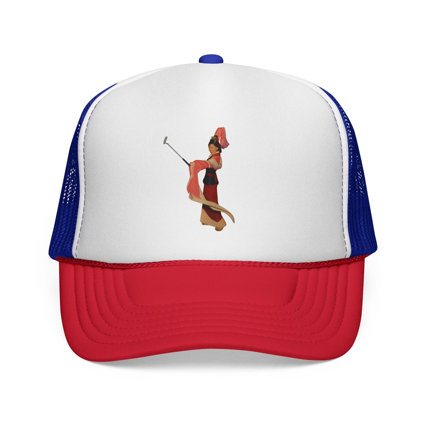 Vintage Belly Dancer Trucker Cap – Retro Dance Illustration Hat