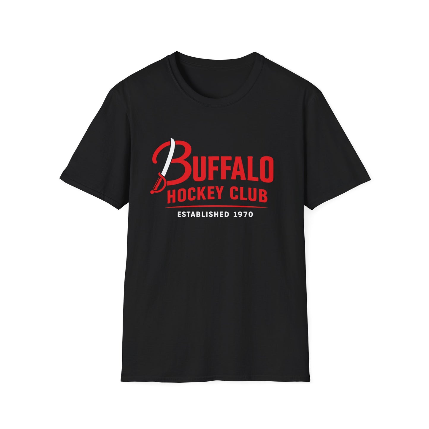 Buffalo Hockey Club T-Shirt - Black and Red