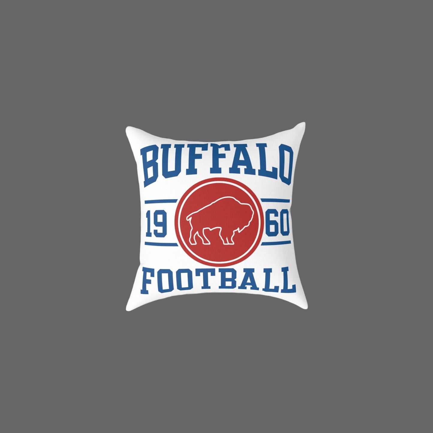 Square Pillow - Buffalo Football Pillow